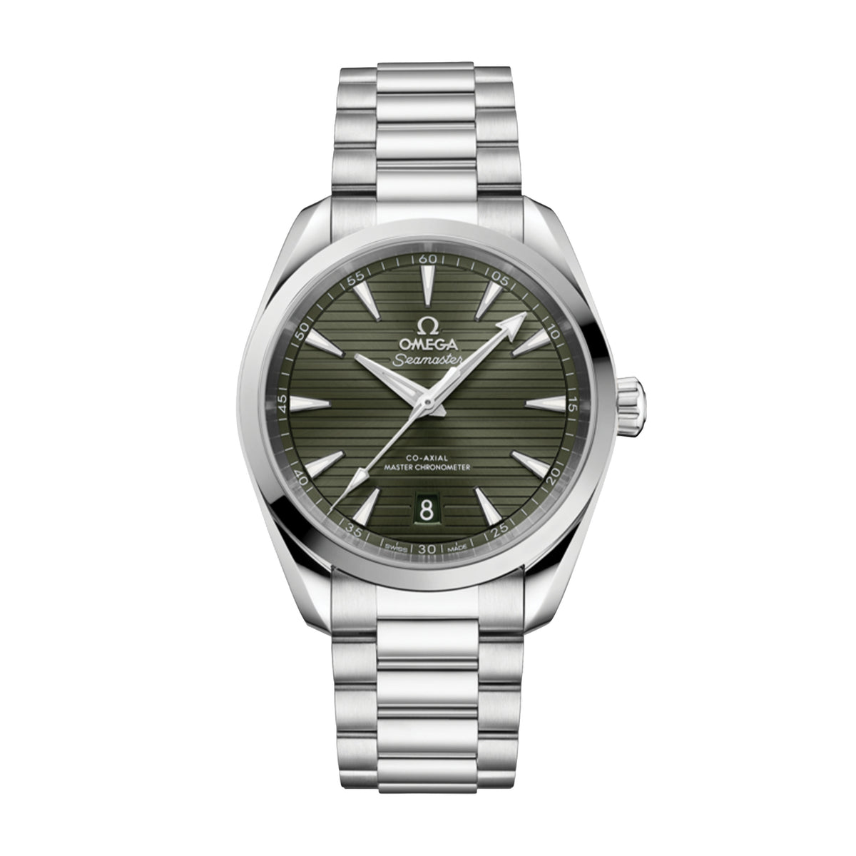 Omega Seamaster Aqua Terra 150m Watch, 38mm Green Dial, 220.10.38.20.10.006
