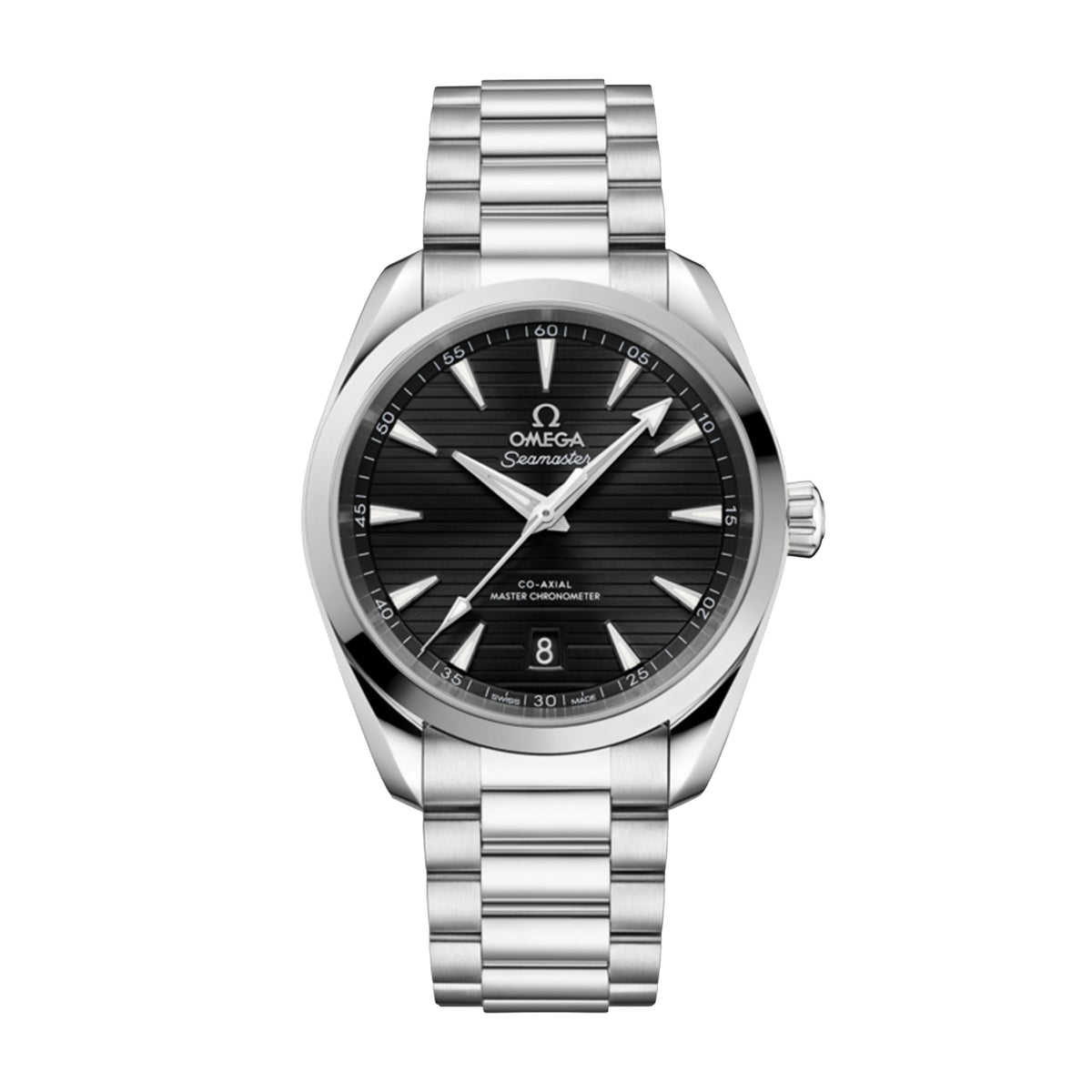 Omega Seamaster Aqua Terra 150m Watch, 38mm Black Dial, 220.10.38.20.01.005