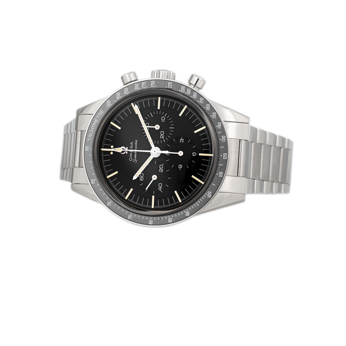 Omega Speedmaster Professional Ed White 321 Stainless Steel Black Dial 39.7mm 311.30.40.30.01.001 Full Set