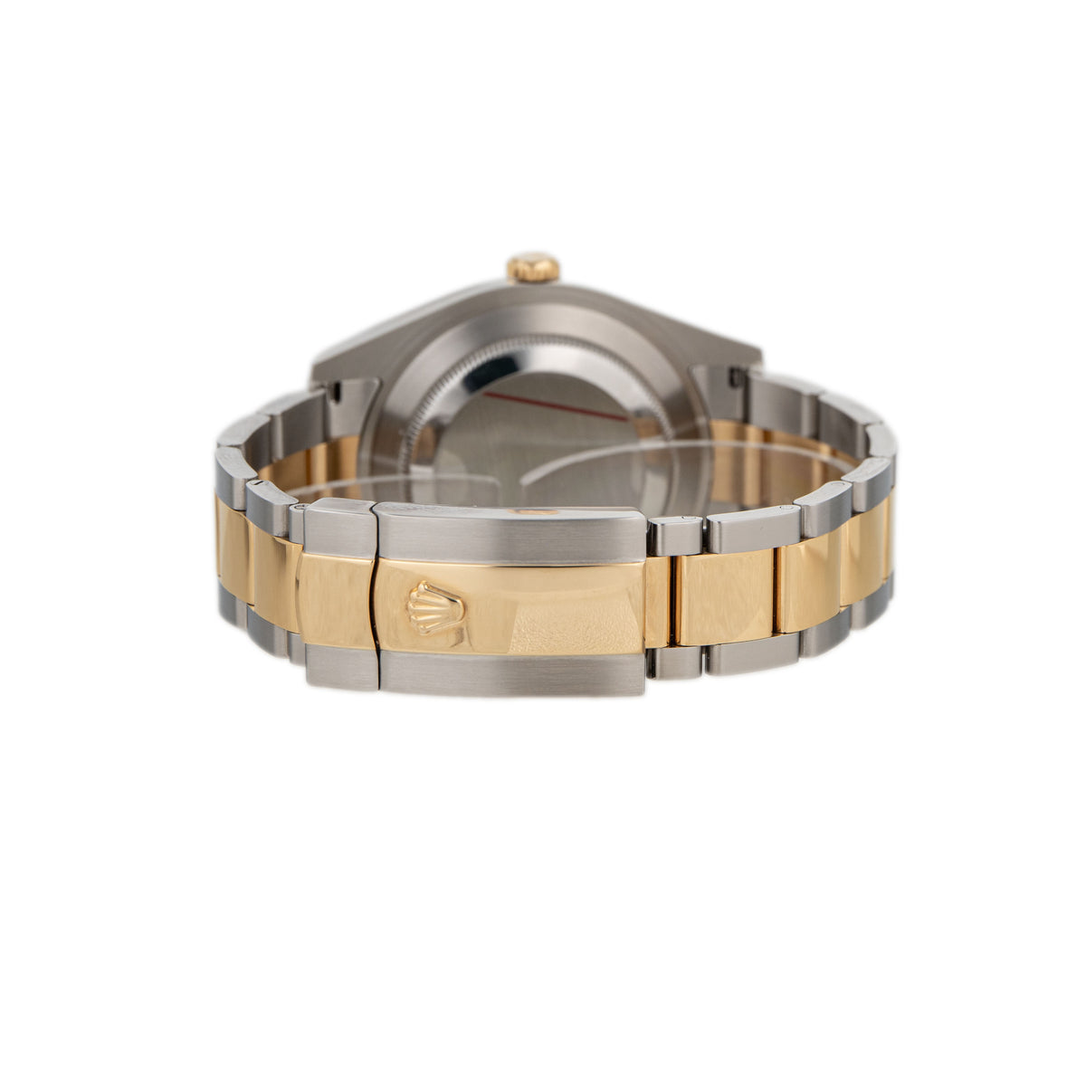 Rolex Datejust II Wimbledon Stainless Steel & Yellow Gold Gray Dial Fluted Oyster 41mm 116333 Full Set