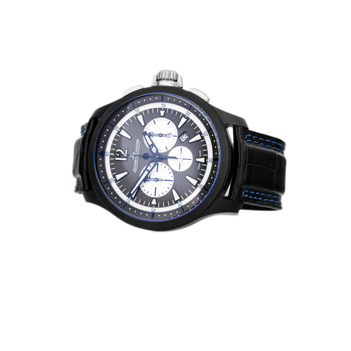 Jaeger-LeCoultre Master Compressor Chronograph Ceramic Gray Dial 46mm 205C571 Full Set