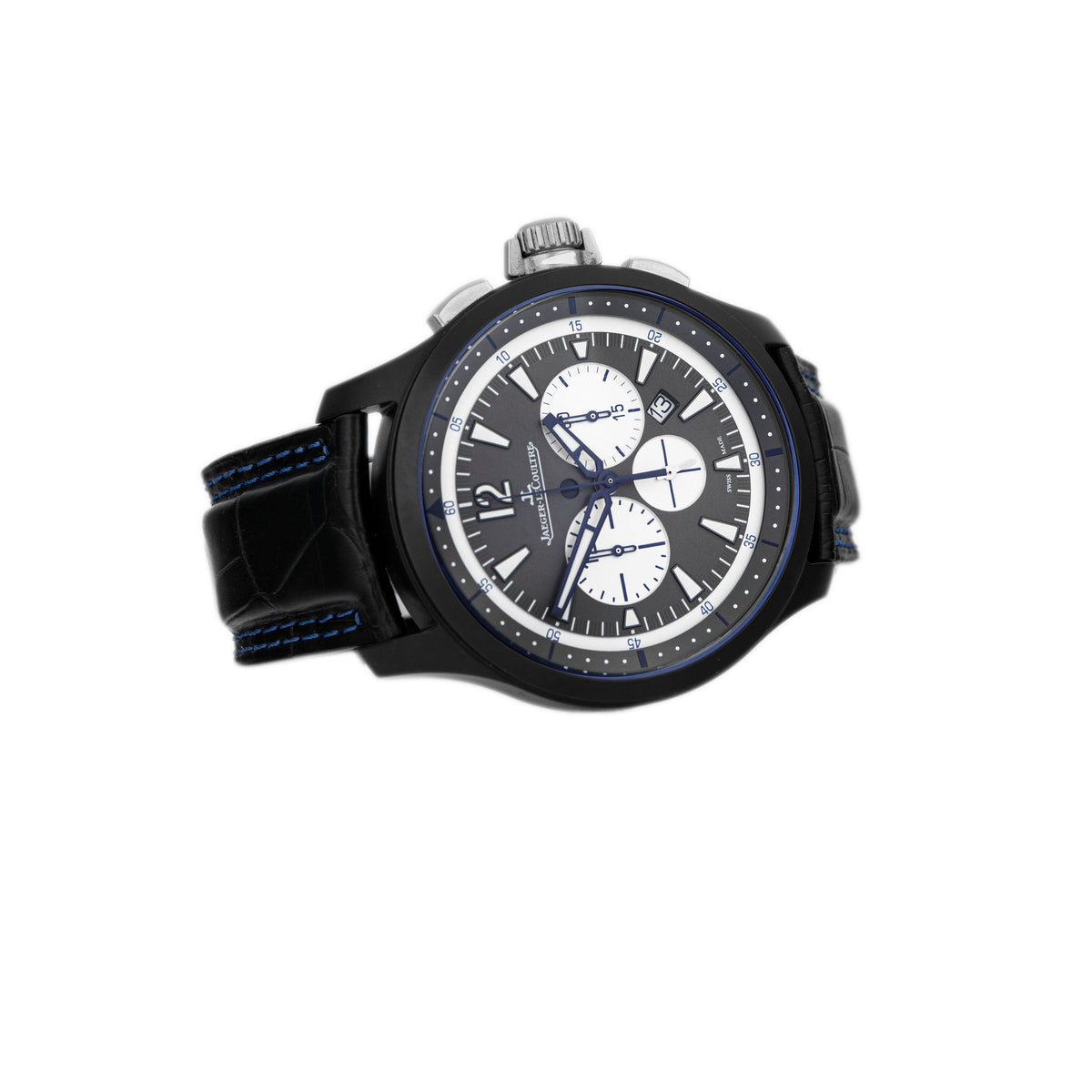 Jaeger-LeCoultre Master Compressor Chronograph Ceramic Gray Dial 46mm 205C571 Full Set