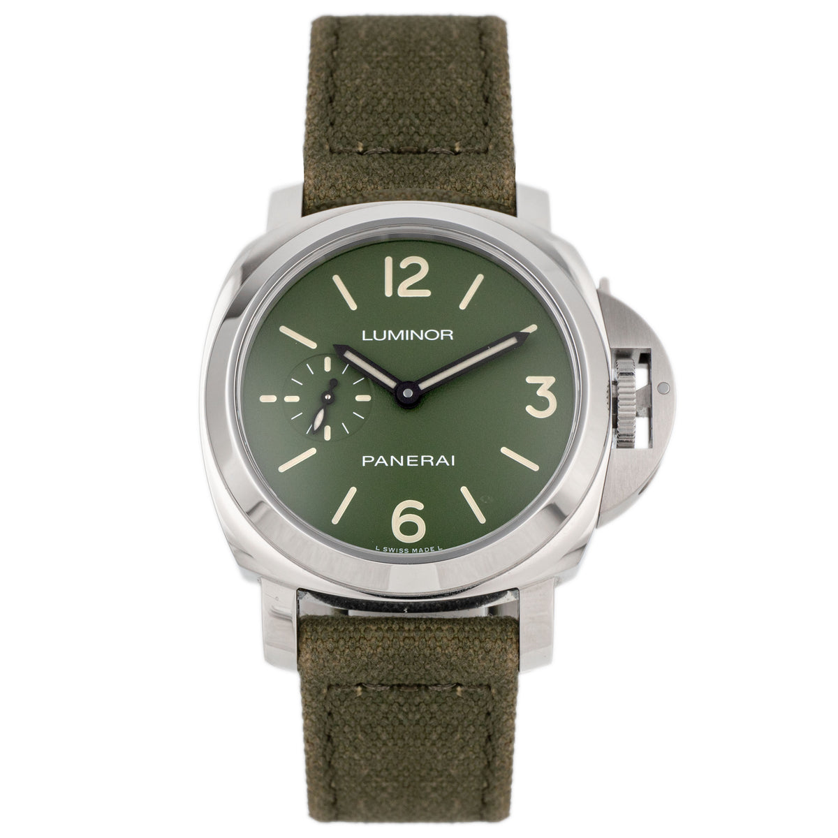 Panerai Luminor Stainless Steel Green Dial 42mm Pam01711 Full Set