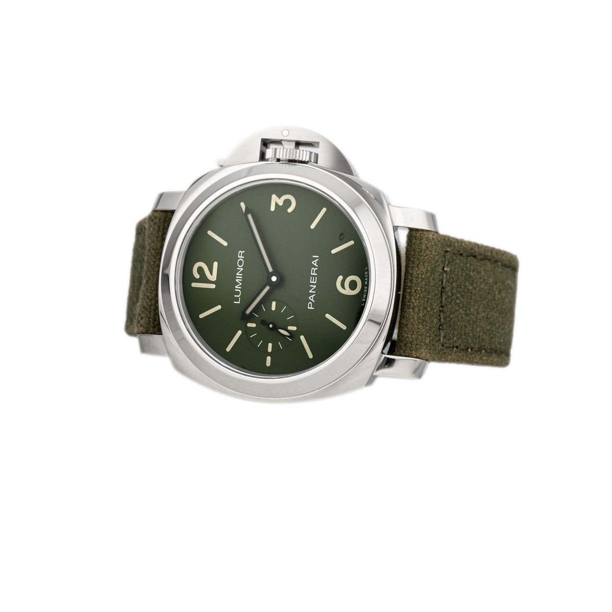 Panerai Luminor Stainless Steel Green Dial 42mm Pam01711 Full Set