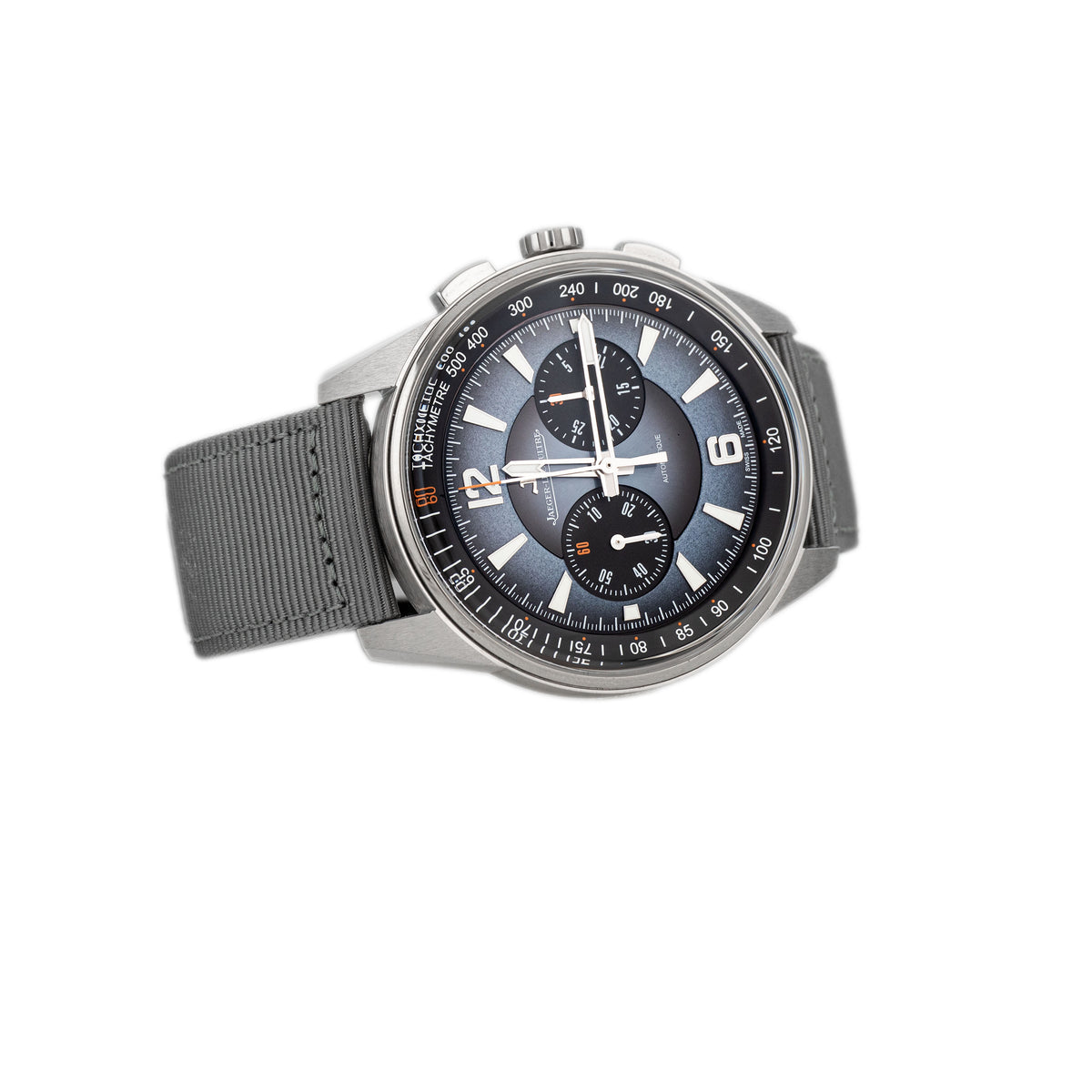 Jaeger-LeCoultre Polaris Chronograph Stainless Steel Blue Dial 42mm Q9028651 Full Set