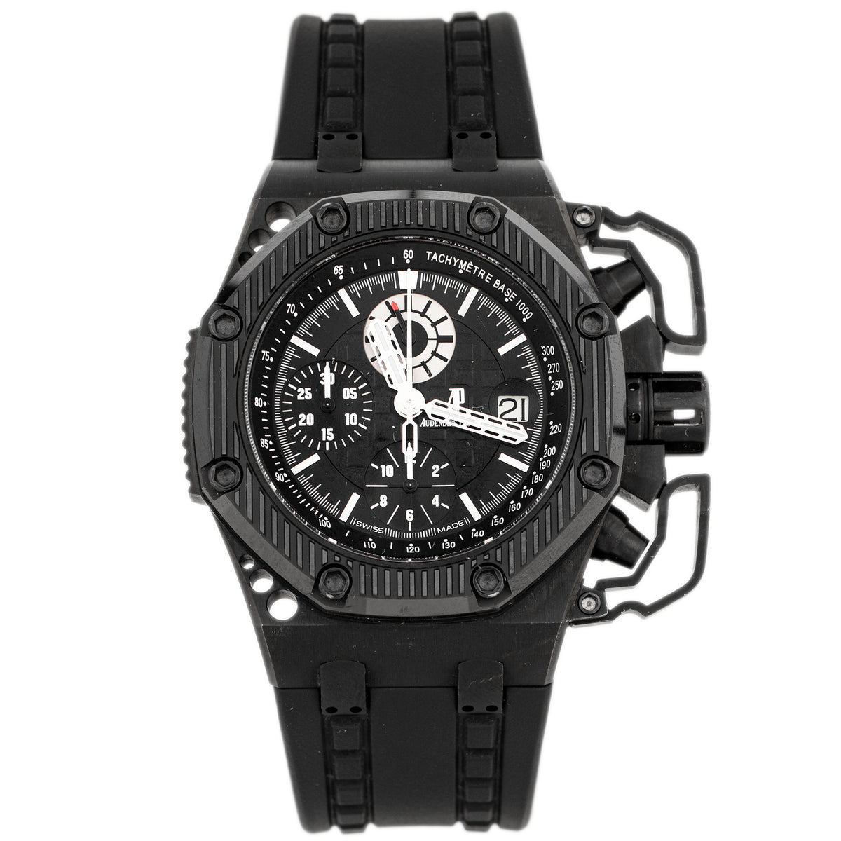 Audemars Piguet Royal Oak Offshore Survivor Titanium Black Dial 42mm 261651O.00A002CA.01 Full Set