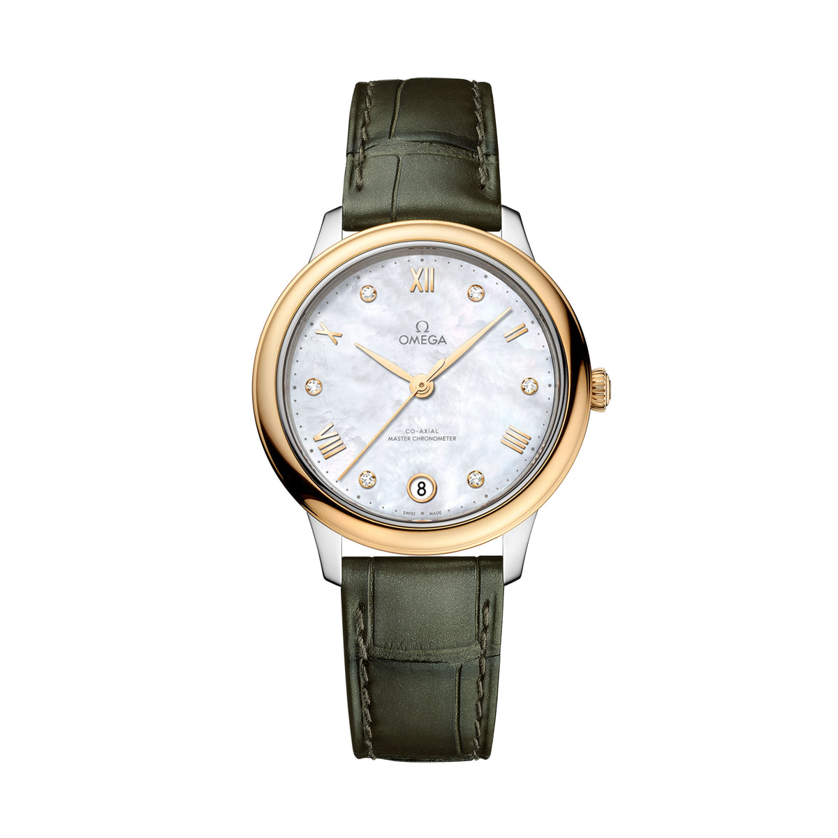 Omega De Ville Prestige Watch, 34mm Mother of Pearl Dial, 434.23.34.20.55.002