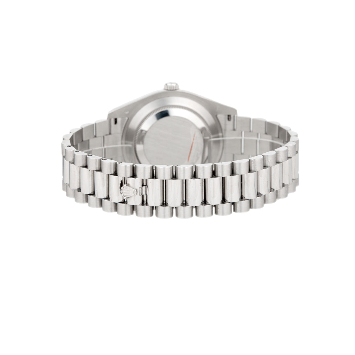 Rolex Day-Date II Platinum President Ice Blue Dial Diamonds 41mm 218206 Full Set