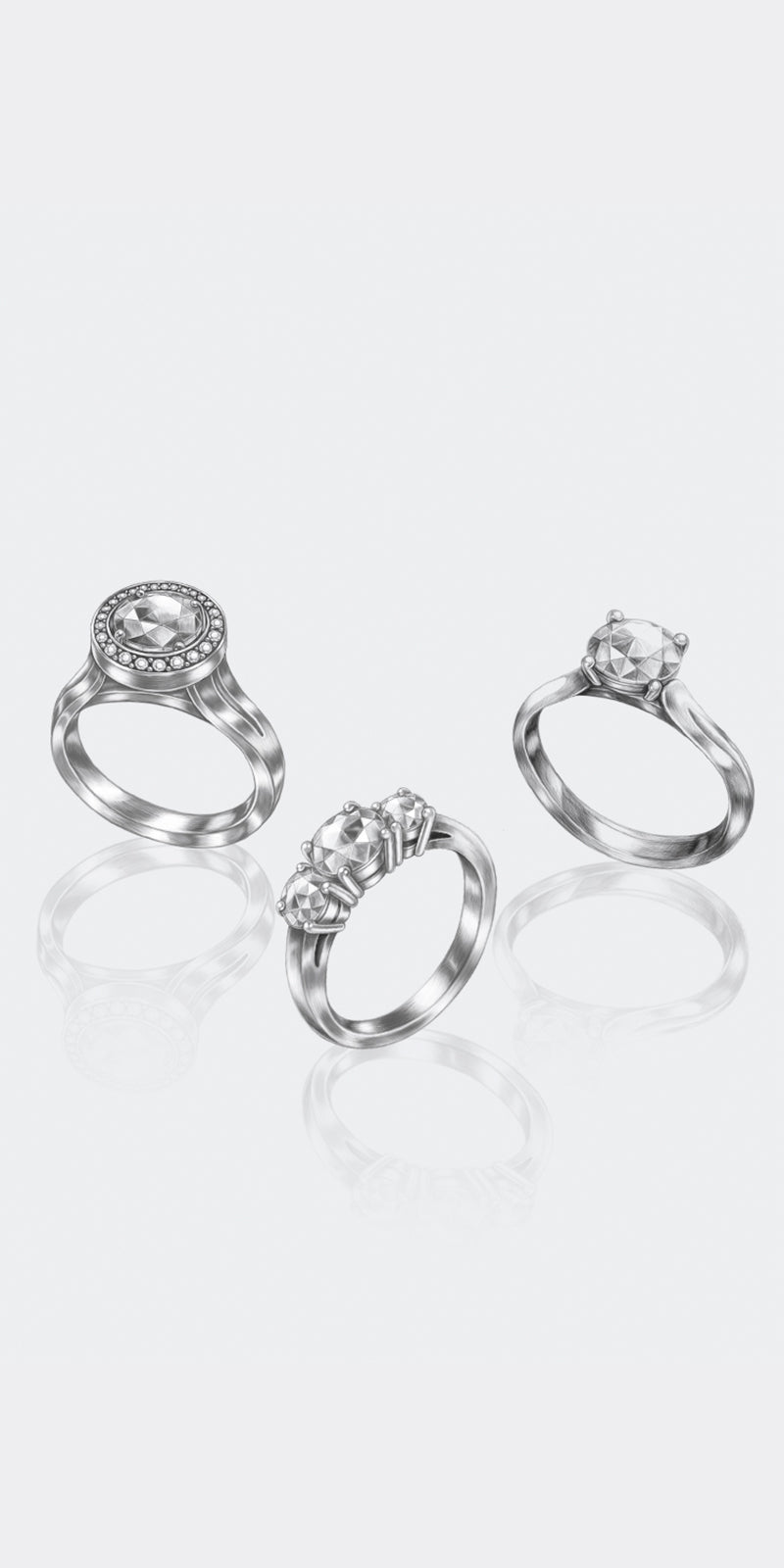 Custom Bridal Engagement Rings