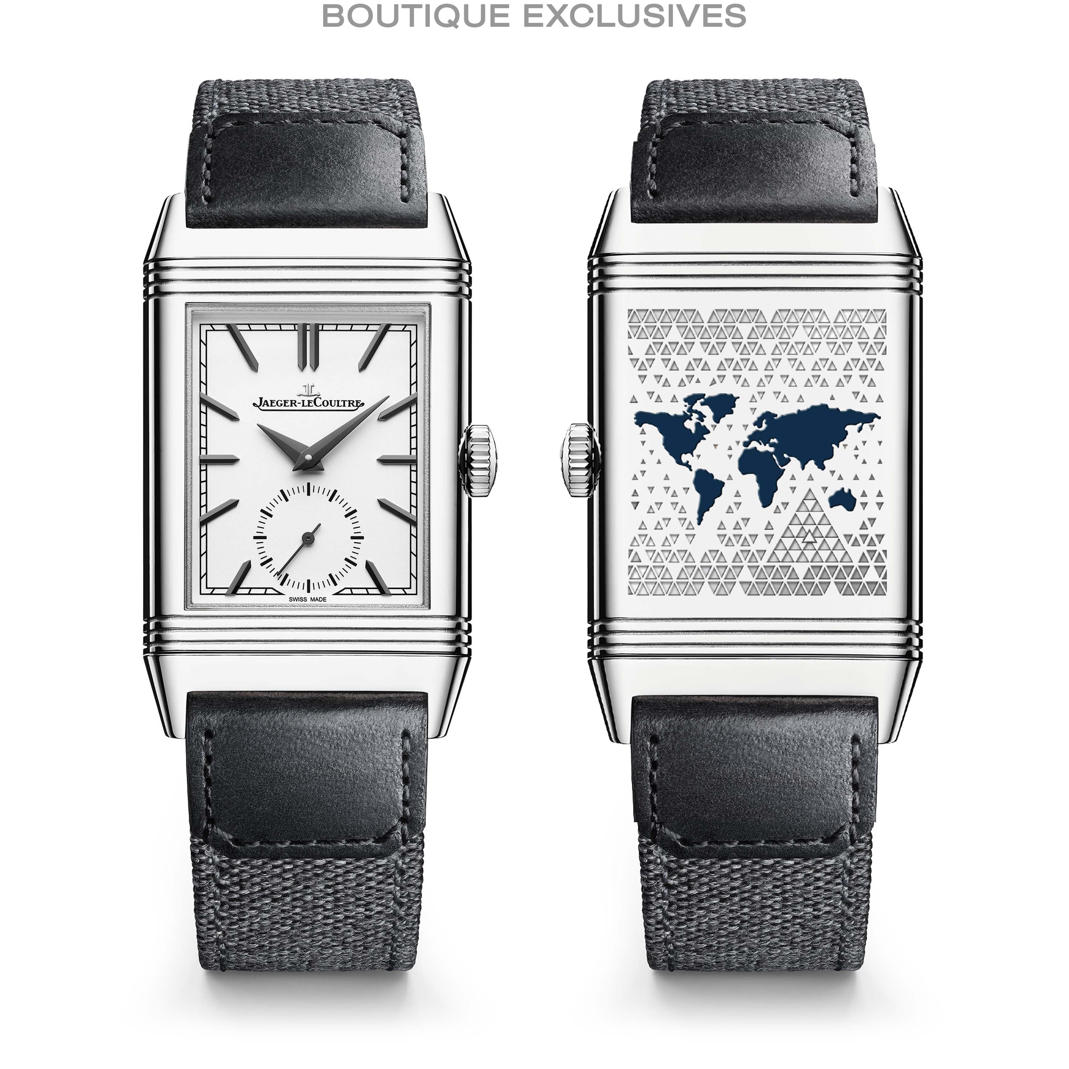 Jaeger-LeCoultre Reverso Tribute YPO Watch, 45.6x27.4mm Silver Dial, Q713842J