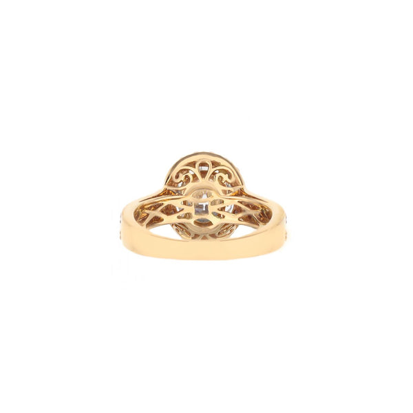 18K Rose Gold Opulent Oval Set In Rose Gold Engagement Ring