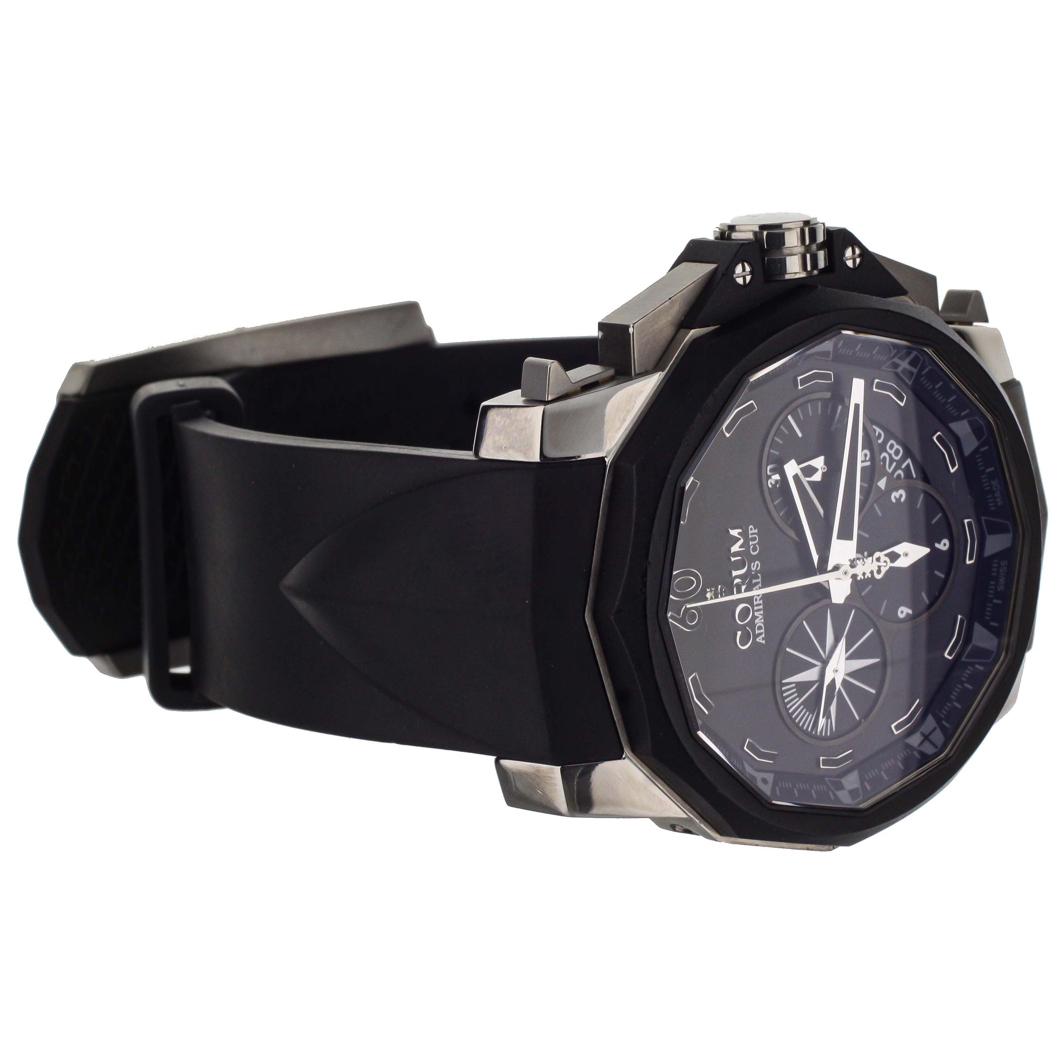 Titan shop chronograph black