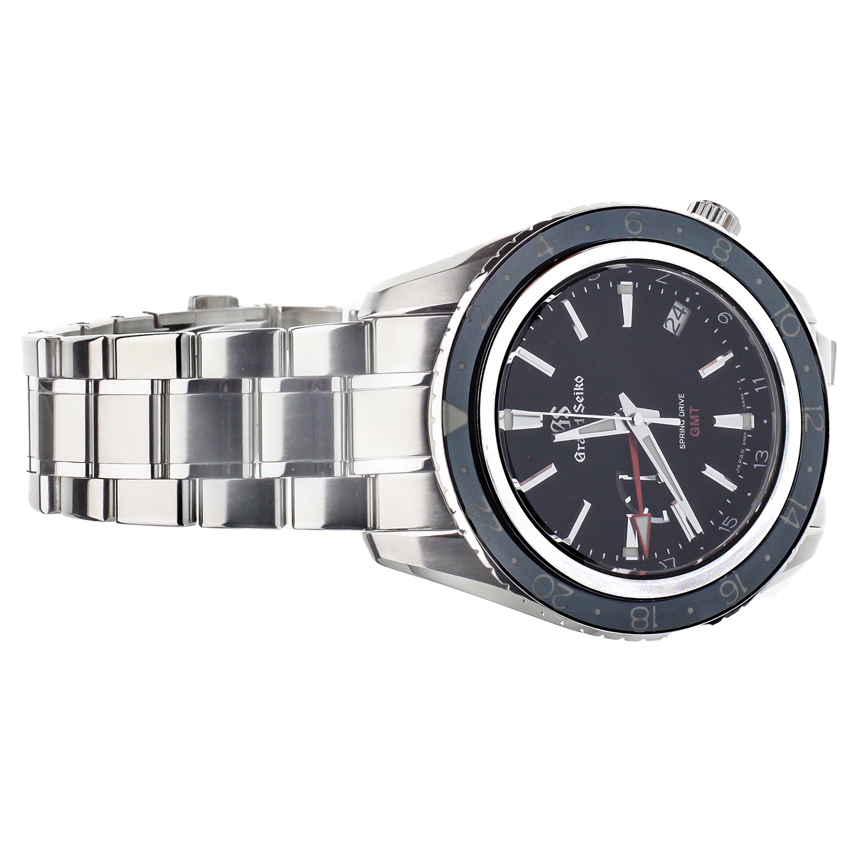 Grand seiko on sale gmt black dial