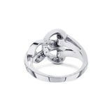 18K White Gold "Cartier" Style Love Knot Ring