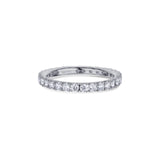 Platinum Diamond Wedding Eternity Band Set