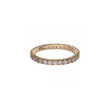 18K Rose Gold Round Diamond Eternity Band