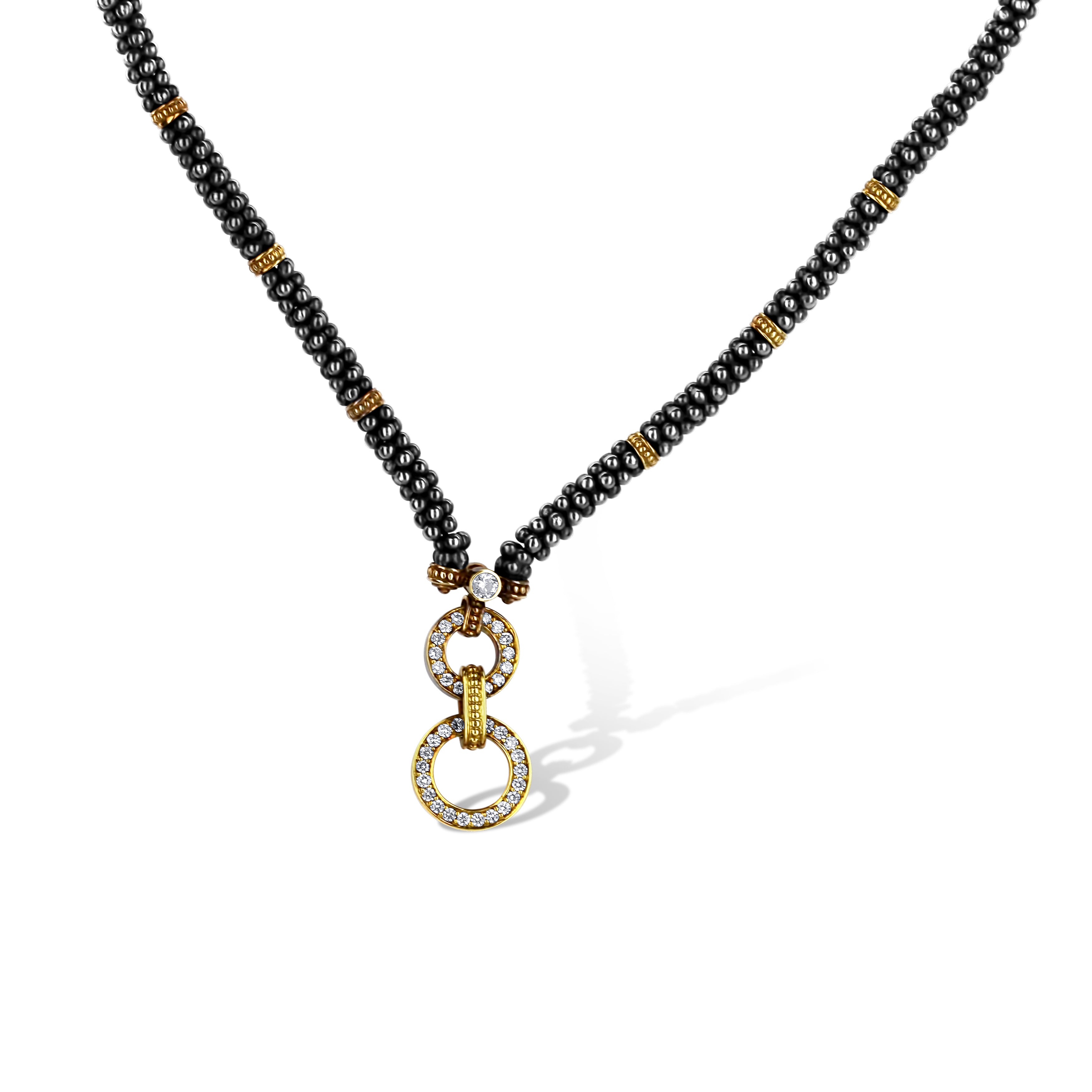 Double Circle Lazaro Necklace – Burdeen's Jewelry
