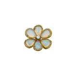 Pear Shaped Opal Split Shank Ring