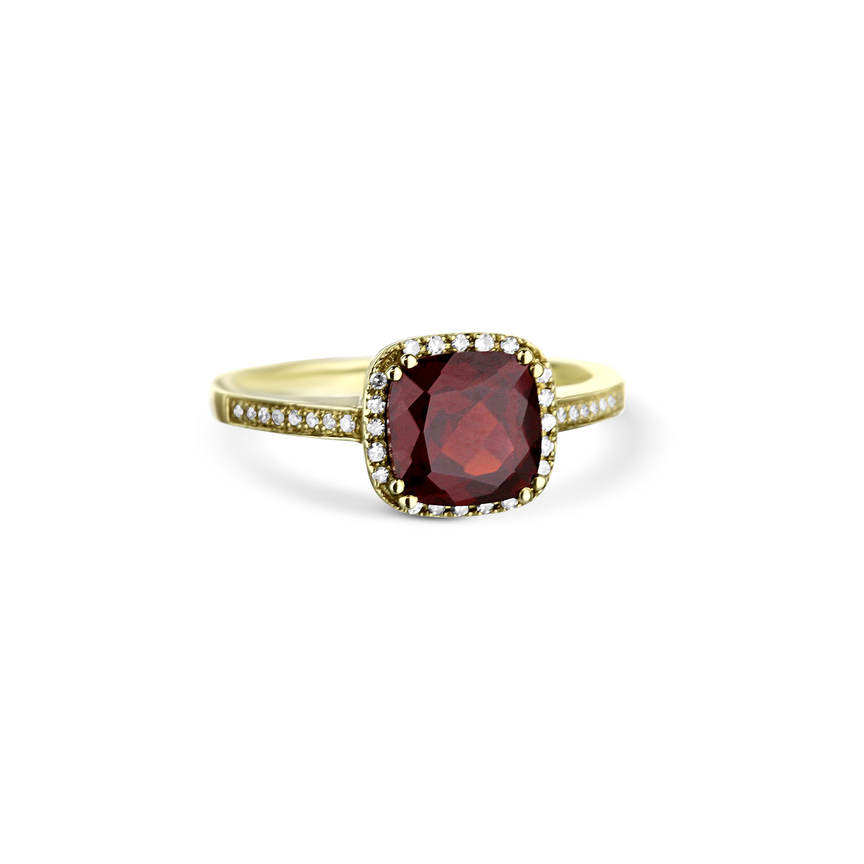 Garnet ring sale 14k yellow gold