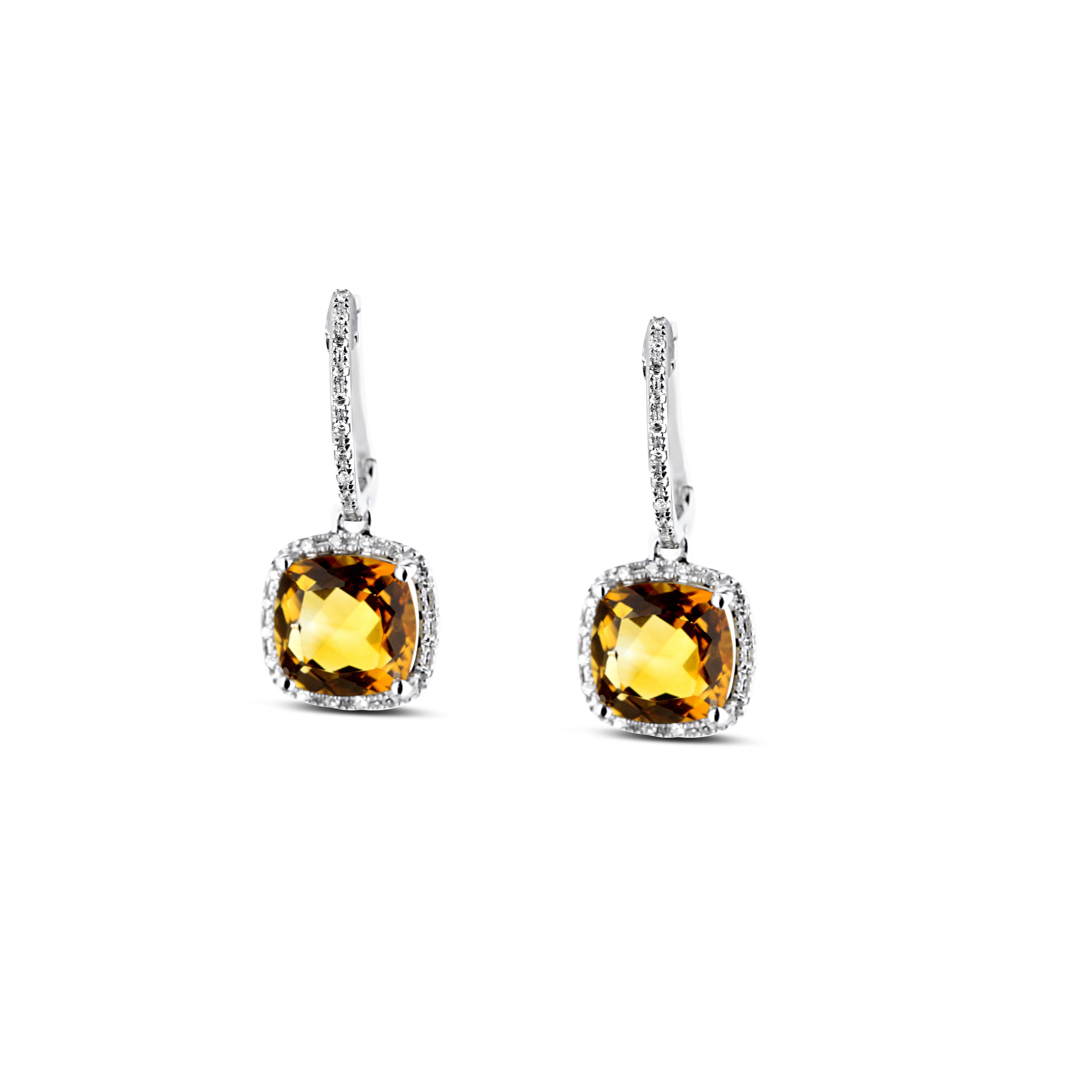 Teardrop Citrine Crystal Earrings – Beau Life Switzerland