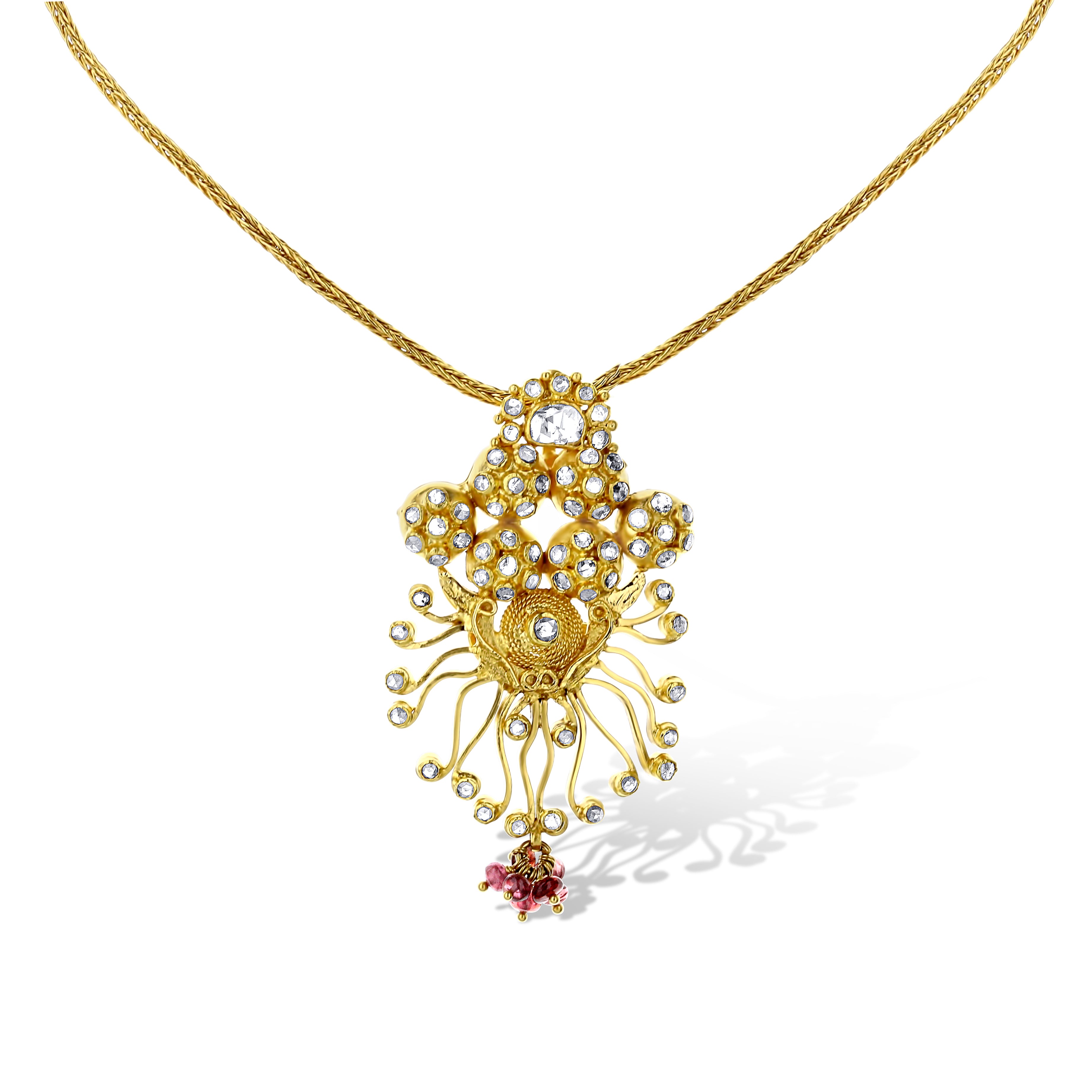 Latest Model 22K Gold Short Necklace - South India Jewels