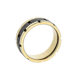 14K Yellow Gold Chain Link Men's Band