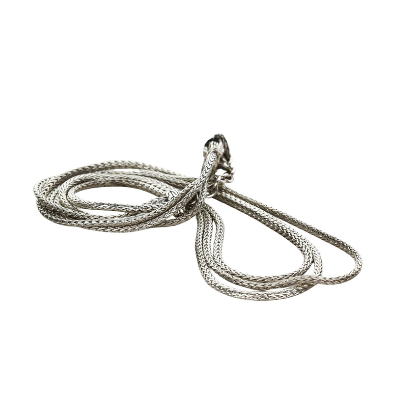 New John Hardy Classic Chain Silver Three Row Necklace