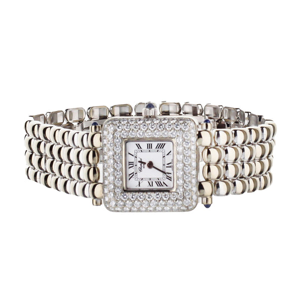 Chopard Classic Diamond White Gold White Dial Quartz 21mm 10/6115-23 Full set