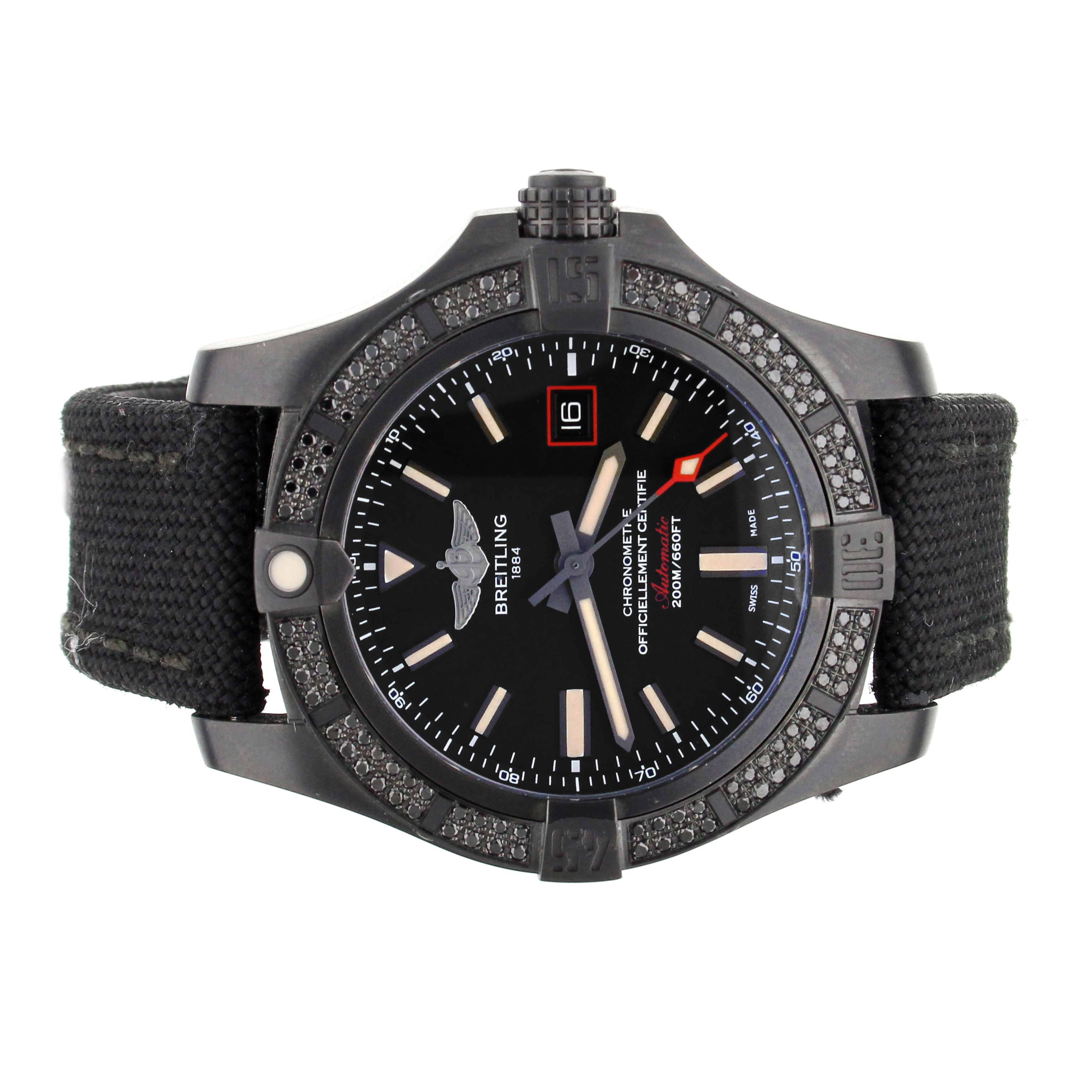 Breitling avenger blackbird online titanium