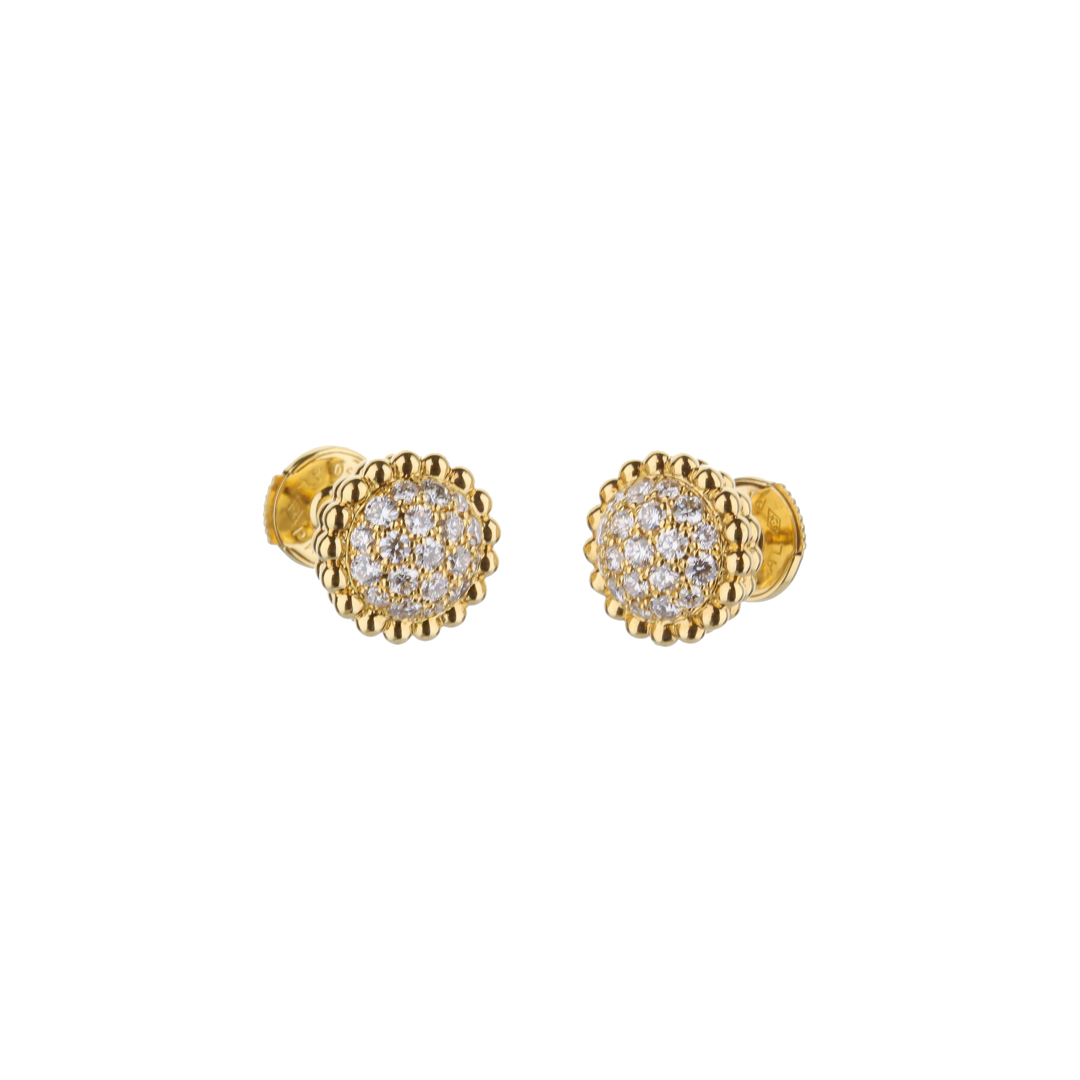Van Cleef & Arpels pre-owned 18kt White Gold Cosmos Diamond Earrings -  Farfetch