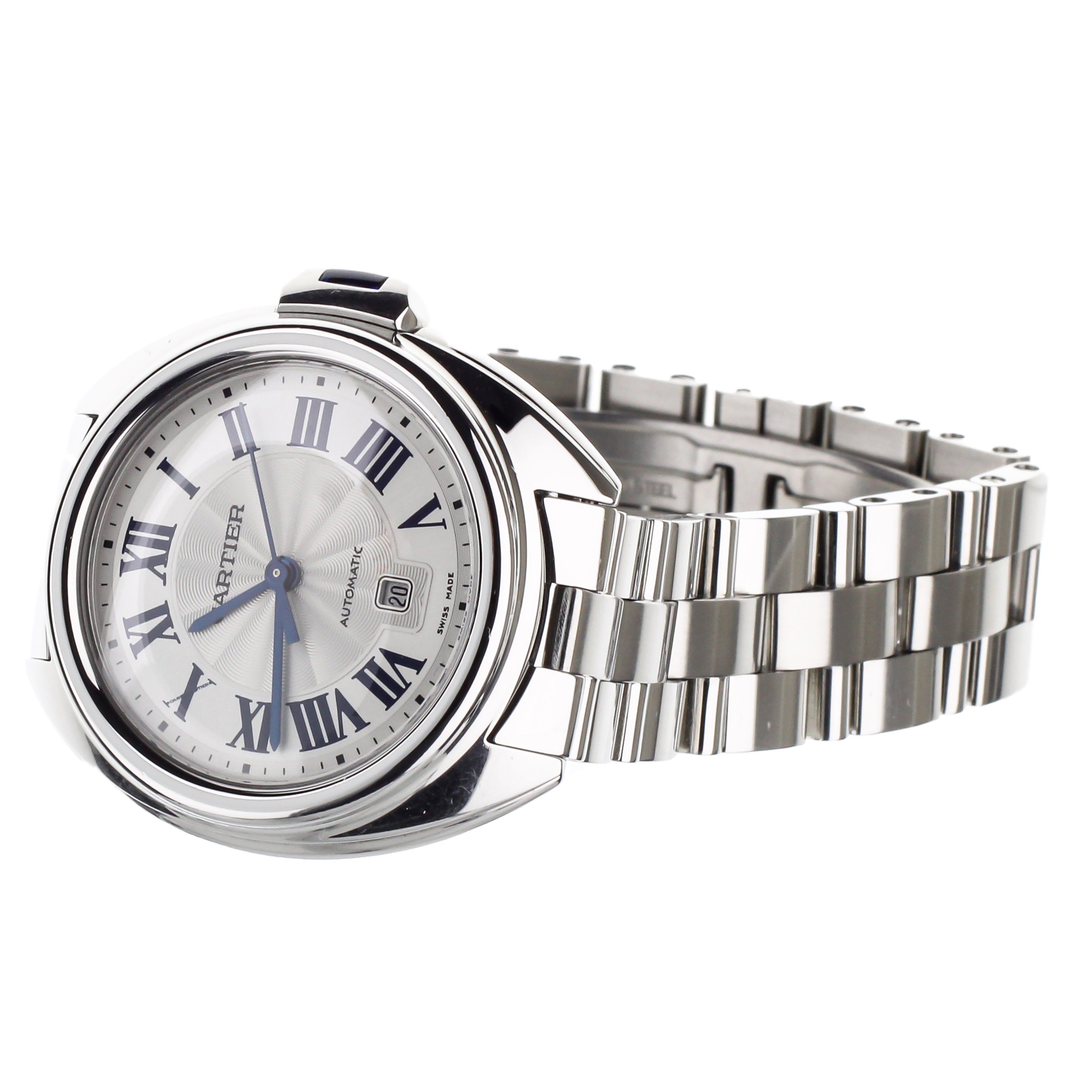 Cartier Cle De Cartier Silver Dial 31mm Stainless Steel WSCL0005