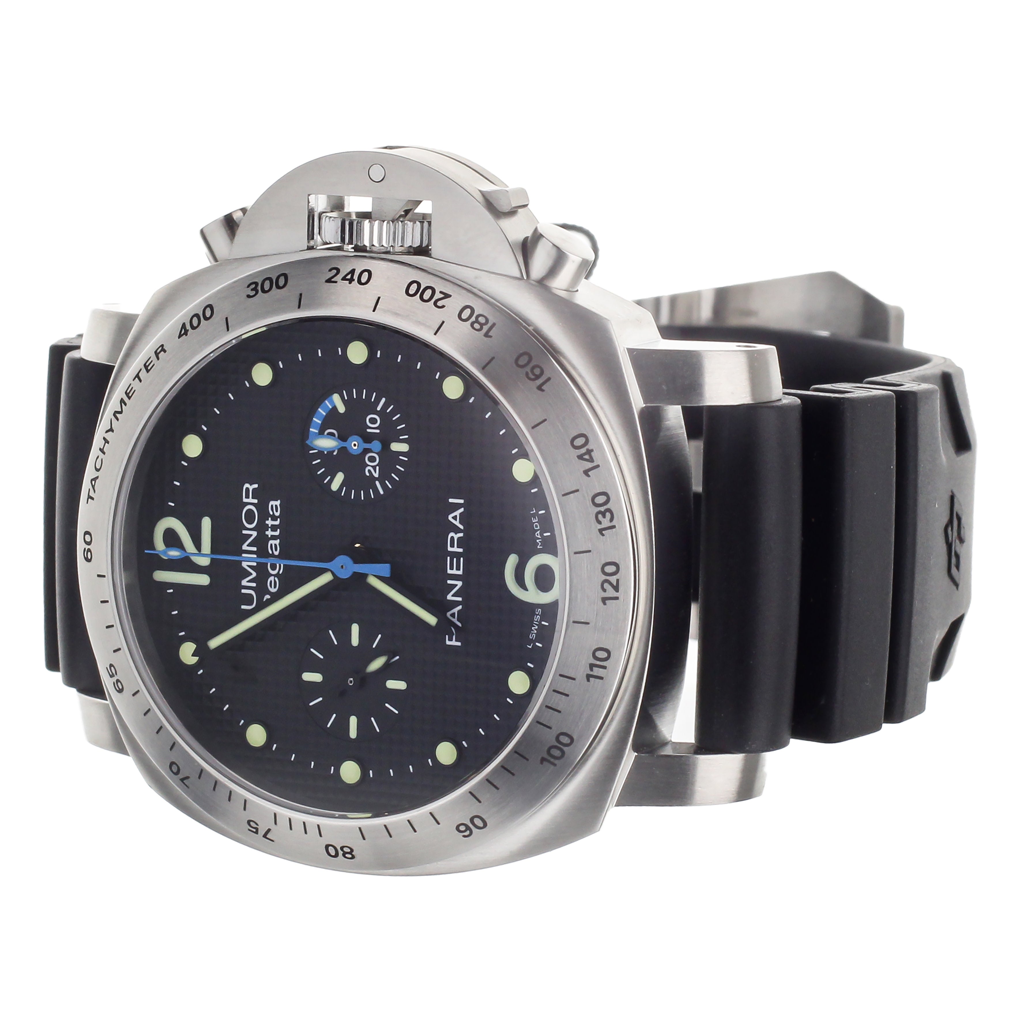 Panerai Luminor Regatta PCYC 2008 Stainless Steel Black Dial Manual 44