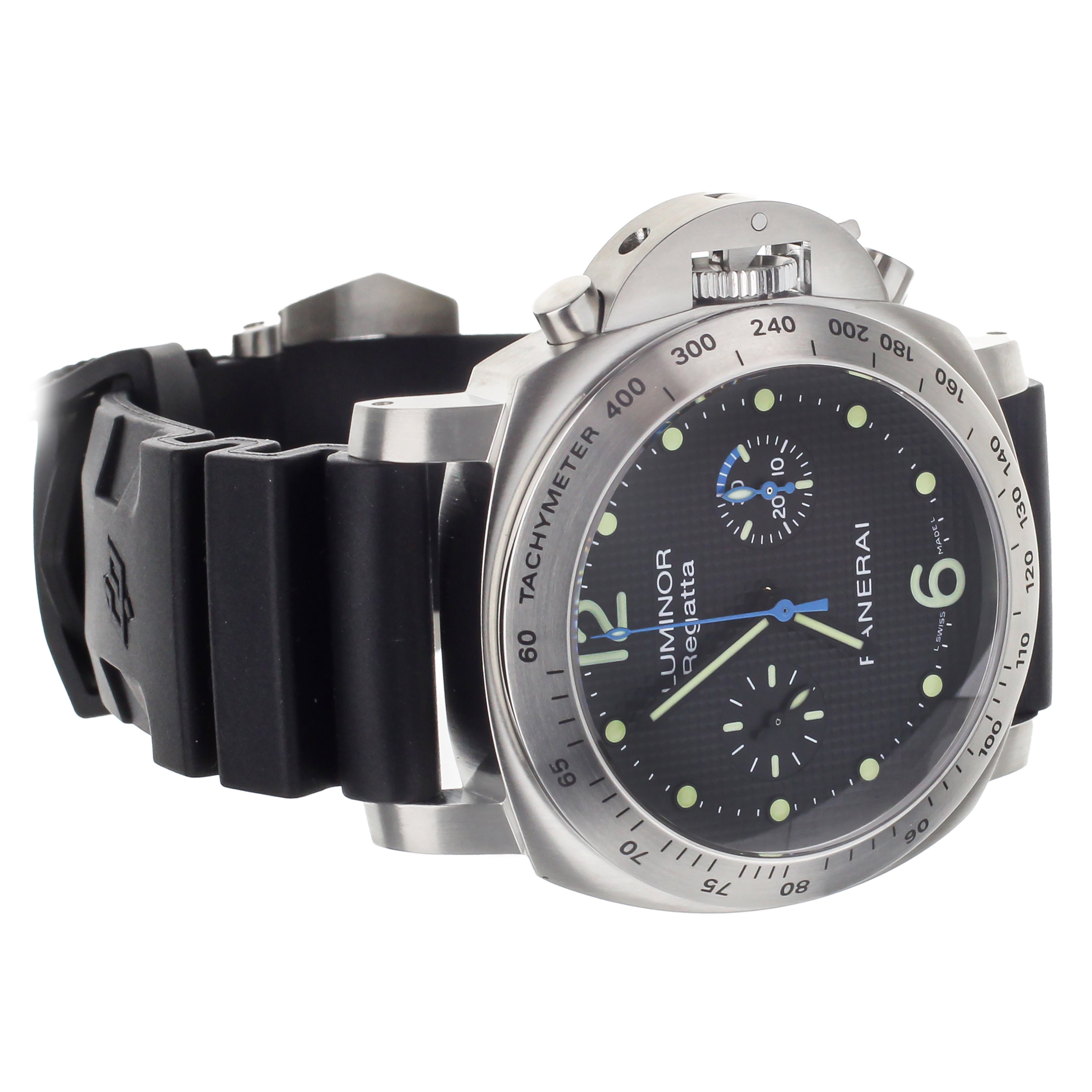 Panerai Luminor Regatta PCYC 2008 Stainless Steel Black Dial Manual 44