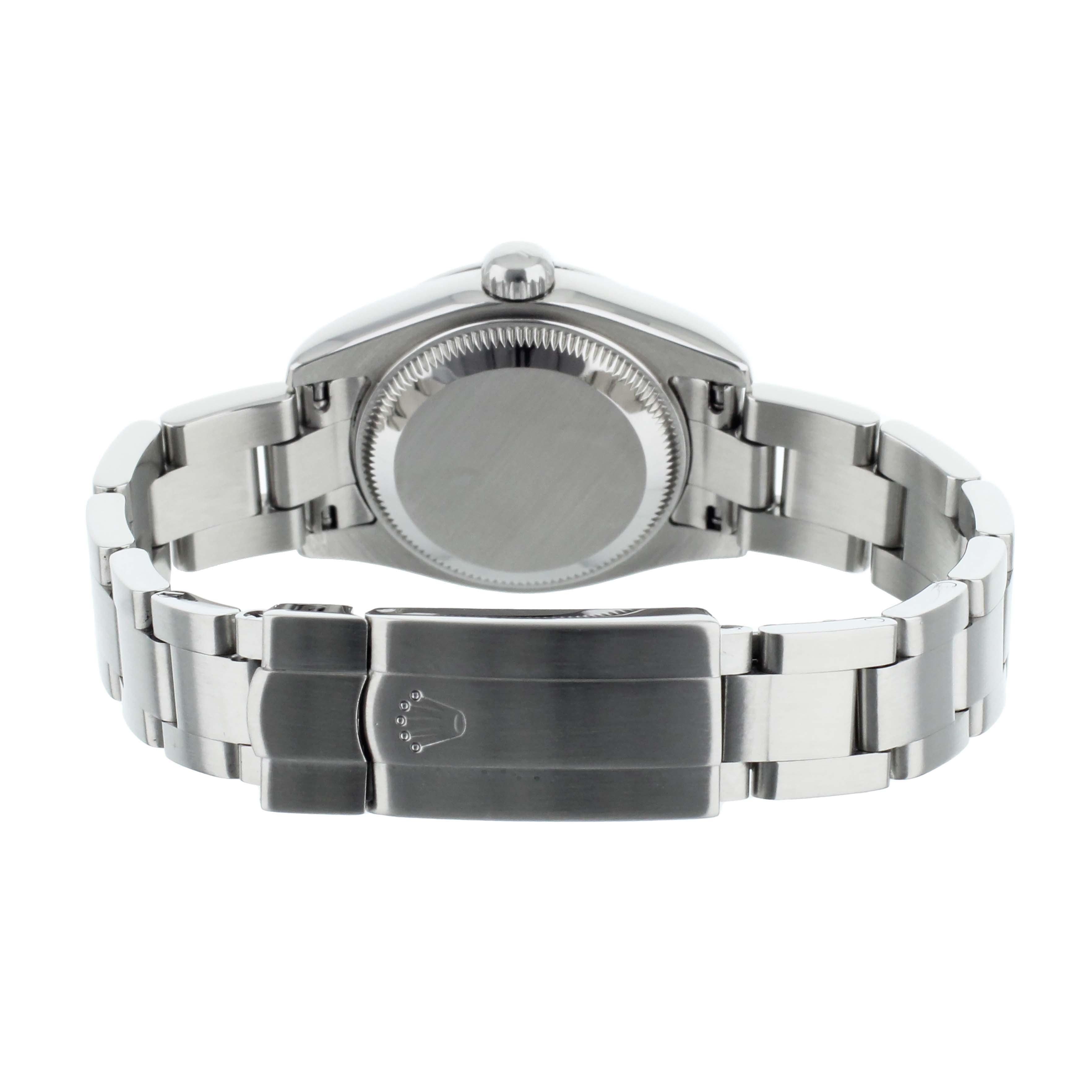 Rolex Oyster Perpetual Pink Dial Stainless Steel on Bracelet 26mm 1762