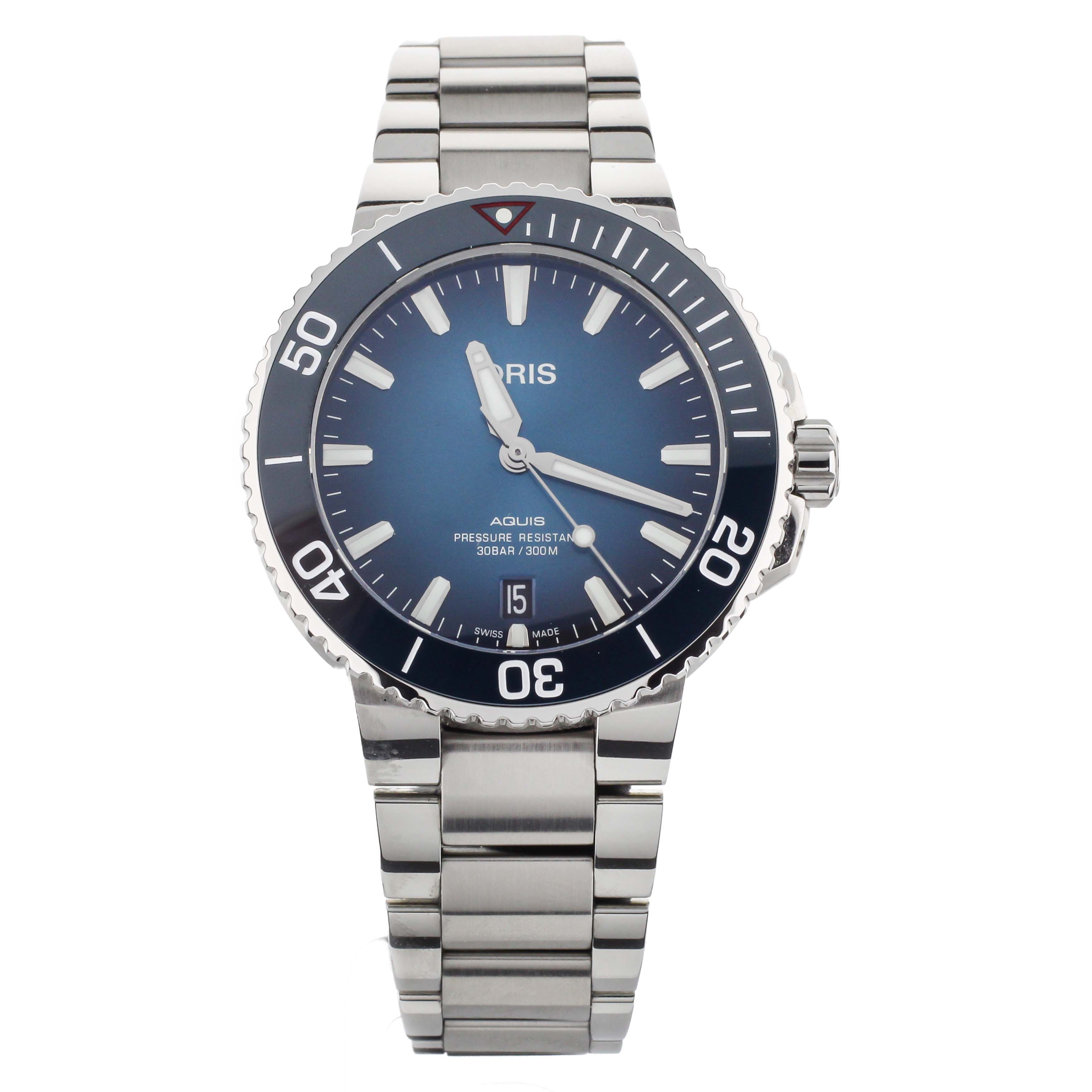 Oris Aquis Clean Ocean L.E. Blue Dial 1362 2000 39.5mm 01 733 7732 418