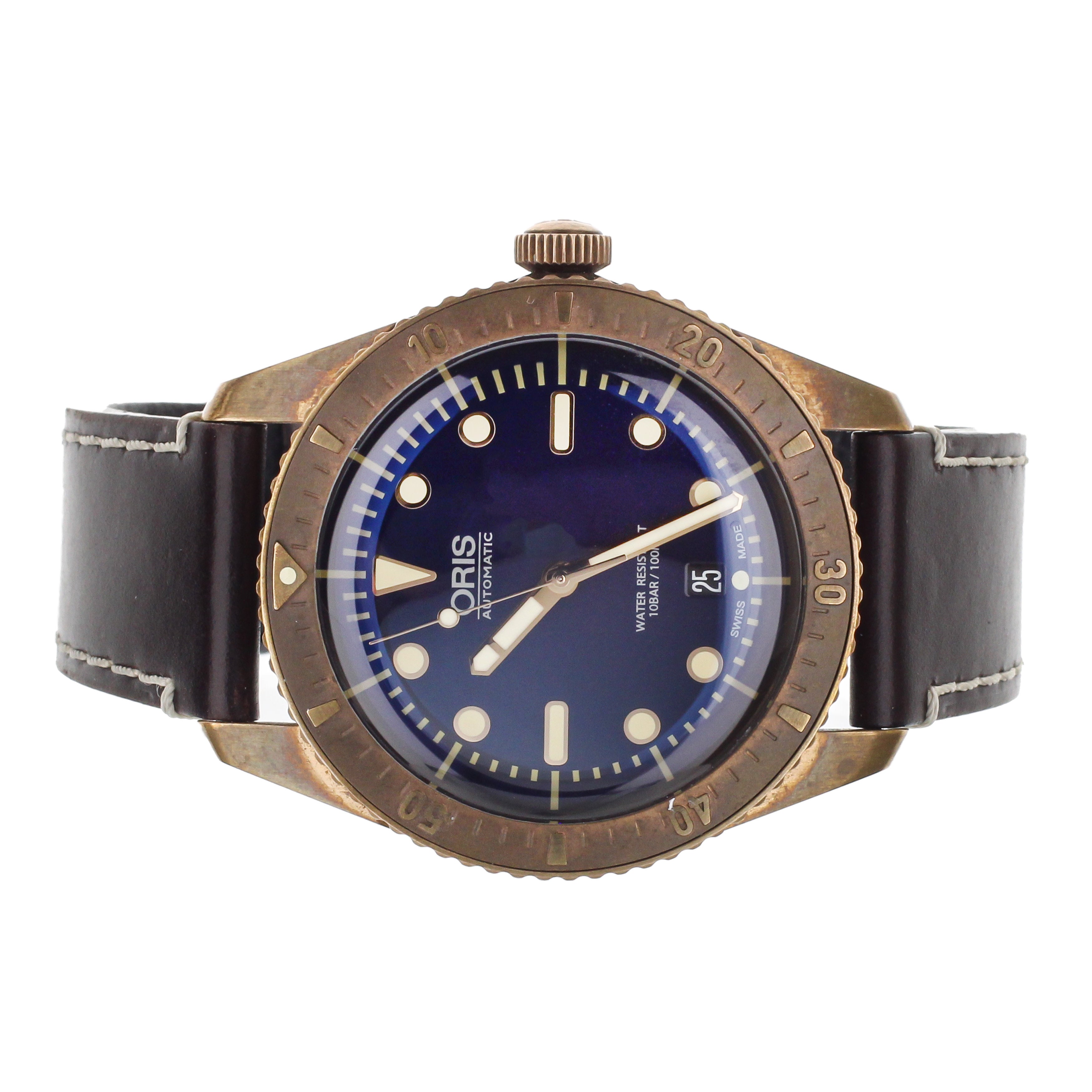 Oris Carl Brashear Divers Limited Edition Bronze 42mm 01 733 7720 3185 Full Set