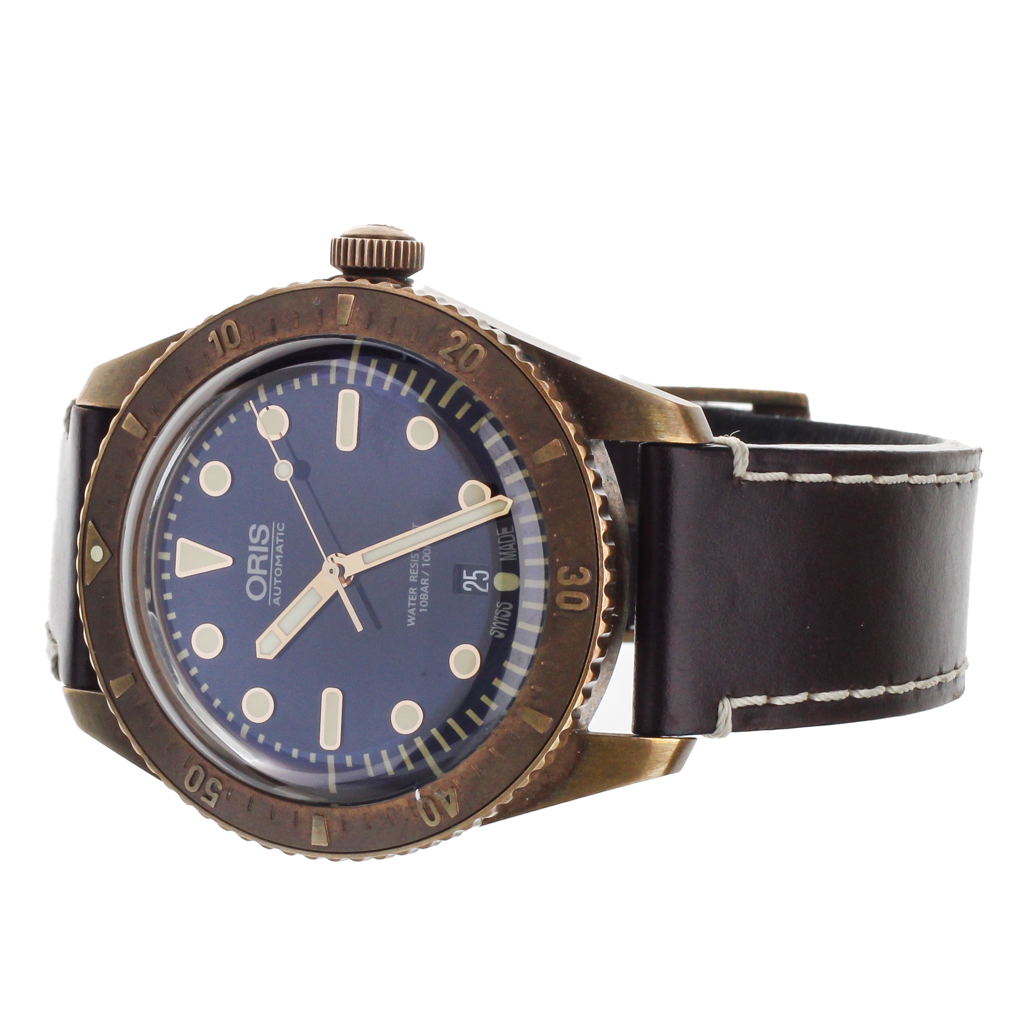 Oris Carl Brashear Divers Limited Edition Bronze 42mm 01 733 7720 3185 Full Set