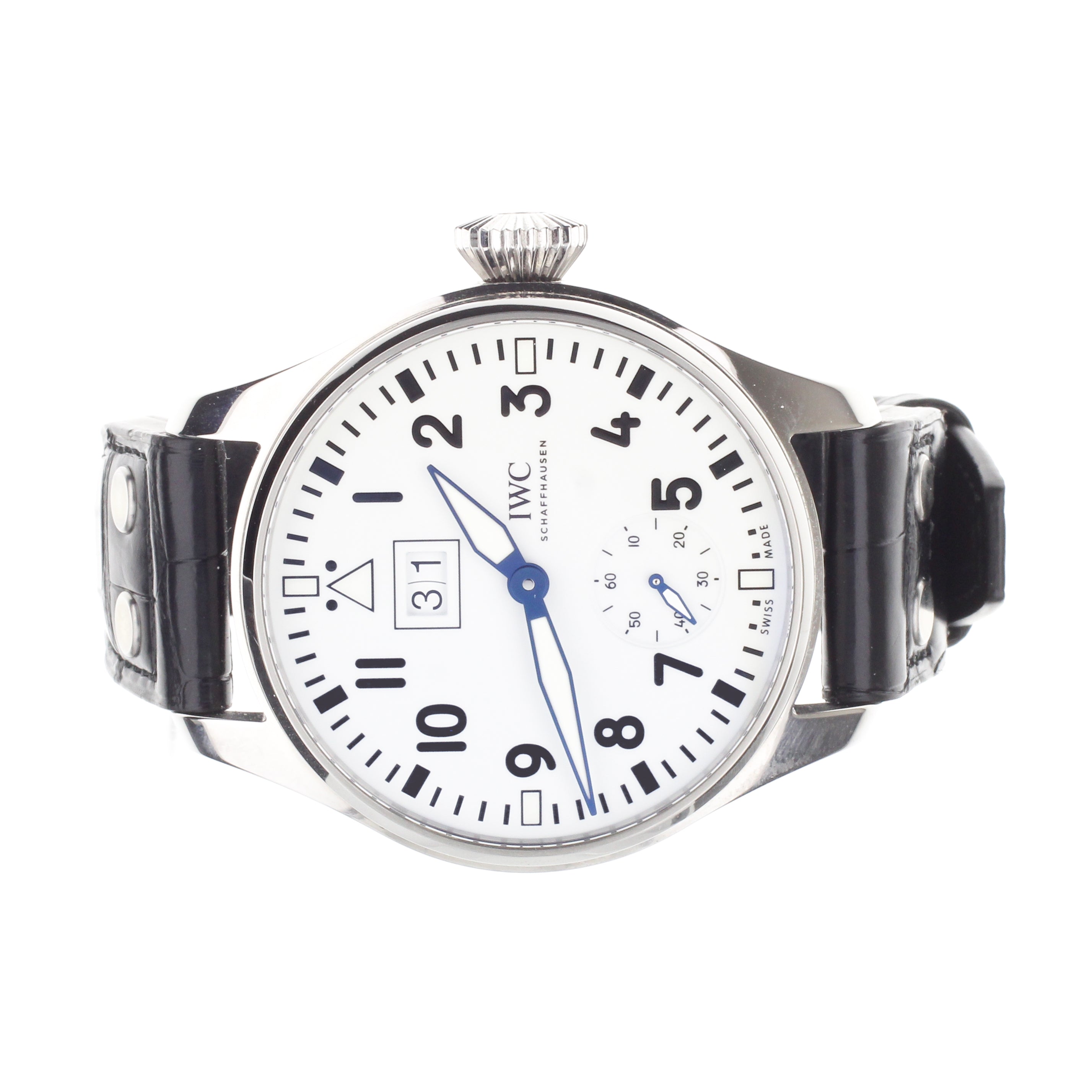 IWC Big Pilot's Watch Big Date Jubilee White Lacquer Dial 46mm IW510504 Full Set