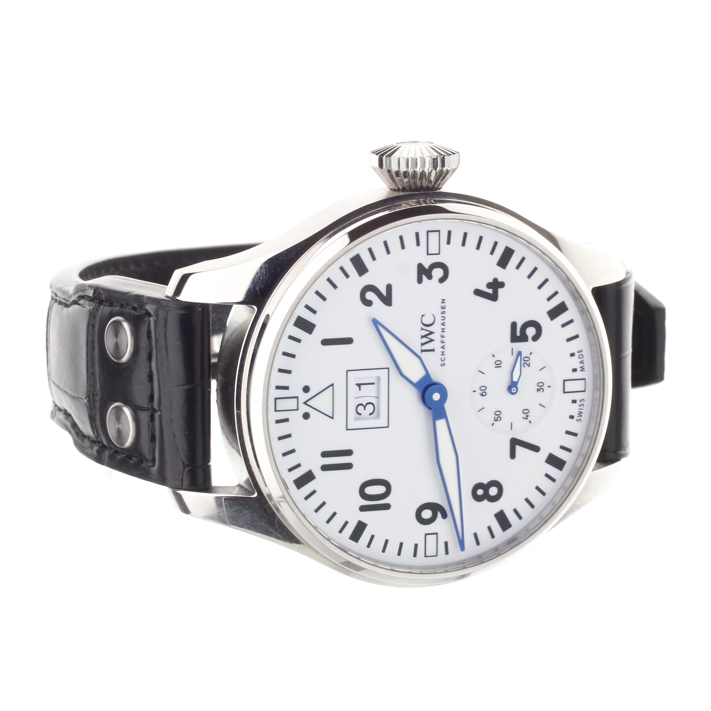 IWC Big Pilot's Watch Big Date Jubilee White Lacquer Dial 46mm IW510504 Full Set