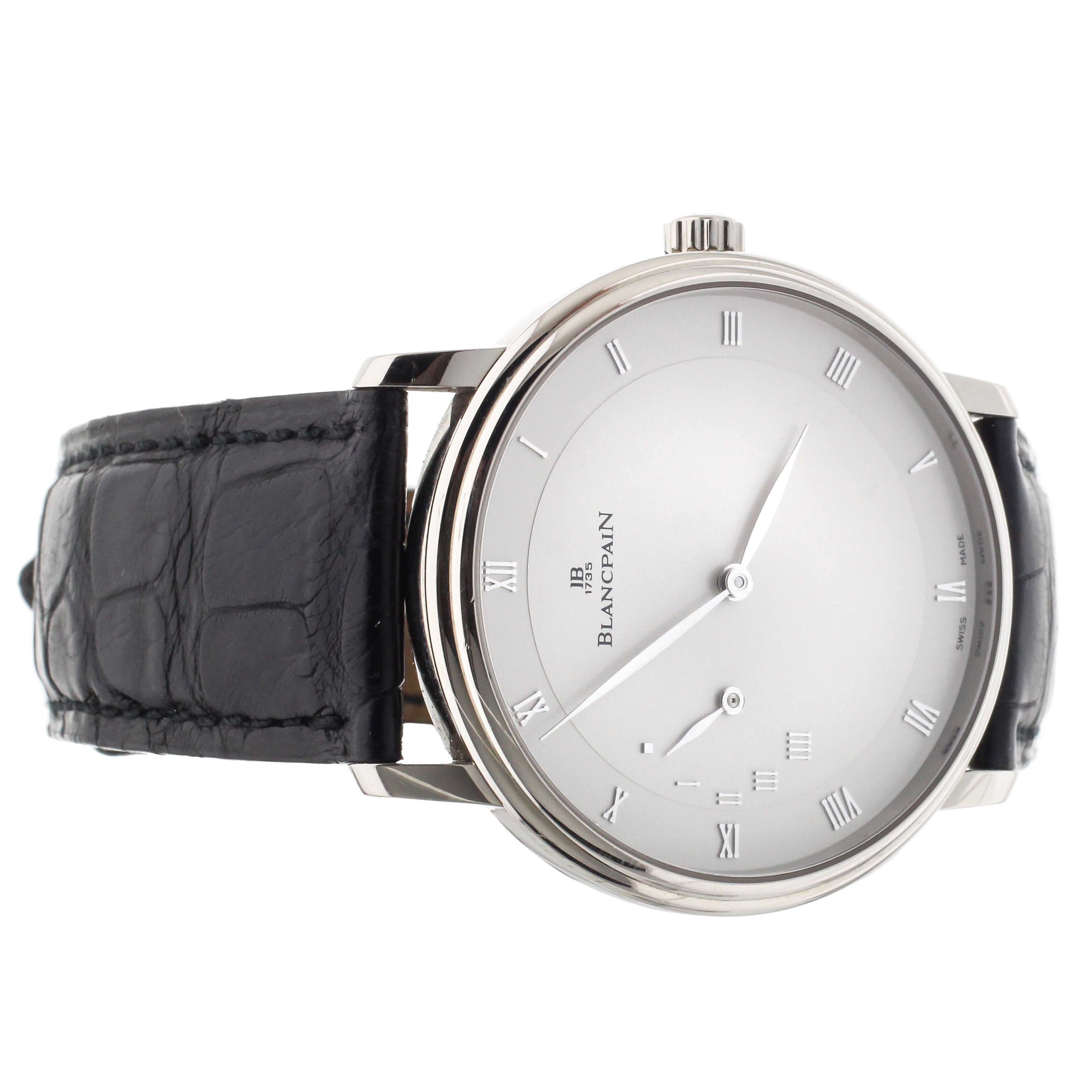 Blancpain Villeret Ultra Slim Oman sultanate Seal White Gold 40mm 4040