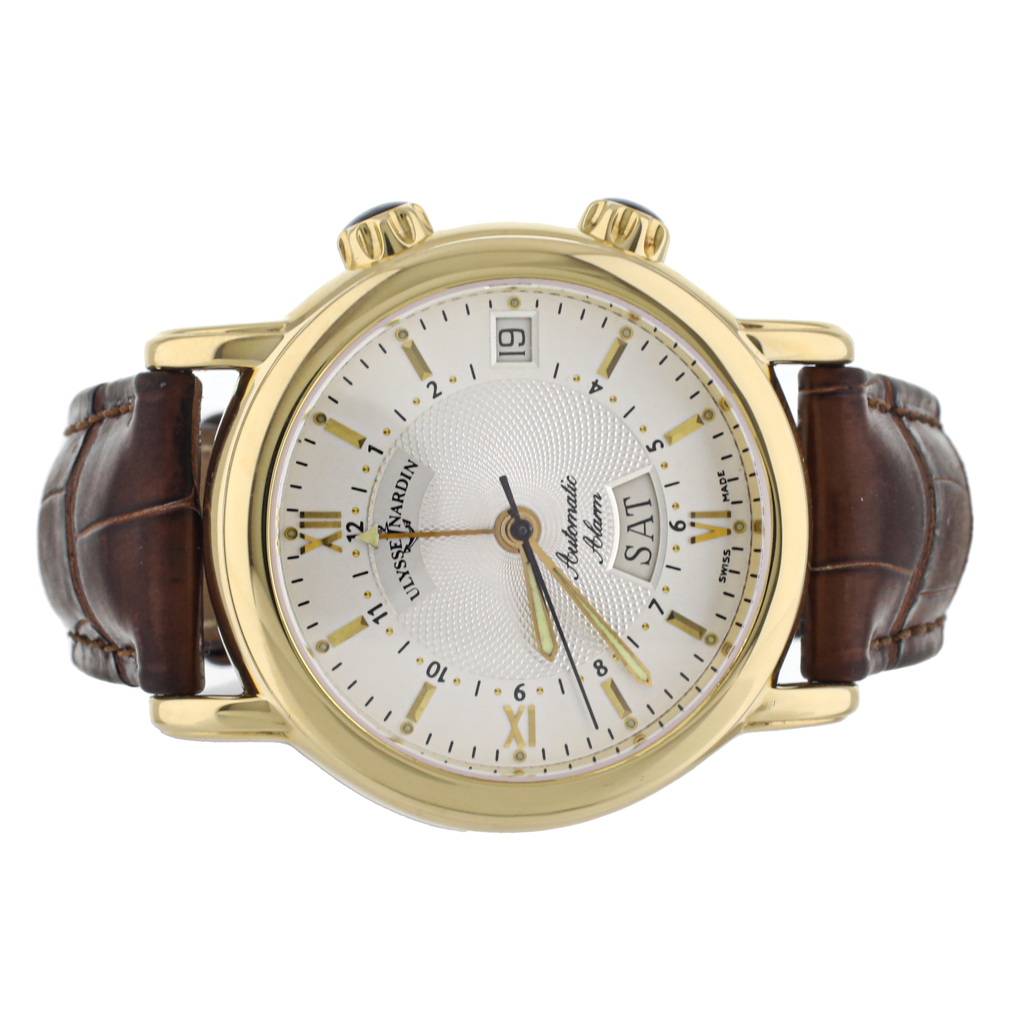 Ulysse Nardin San Marco Alarm Yellow Gold 39MM 601 77 Full Set