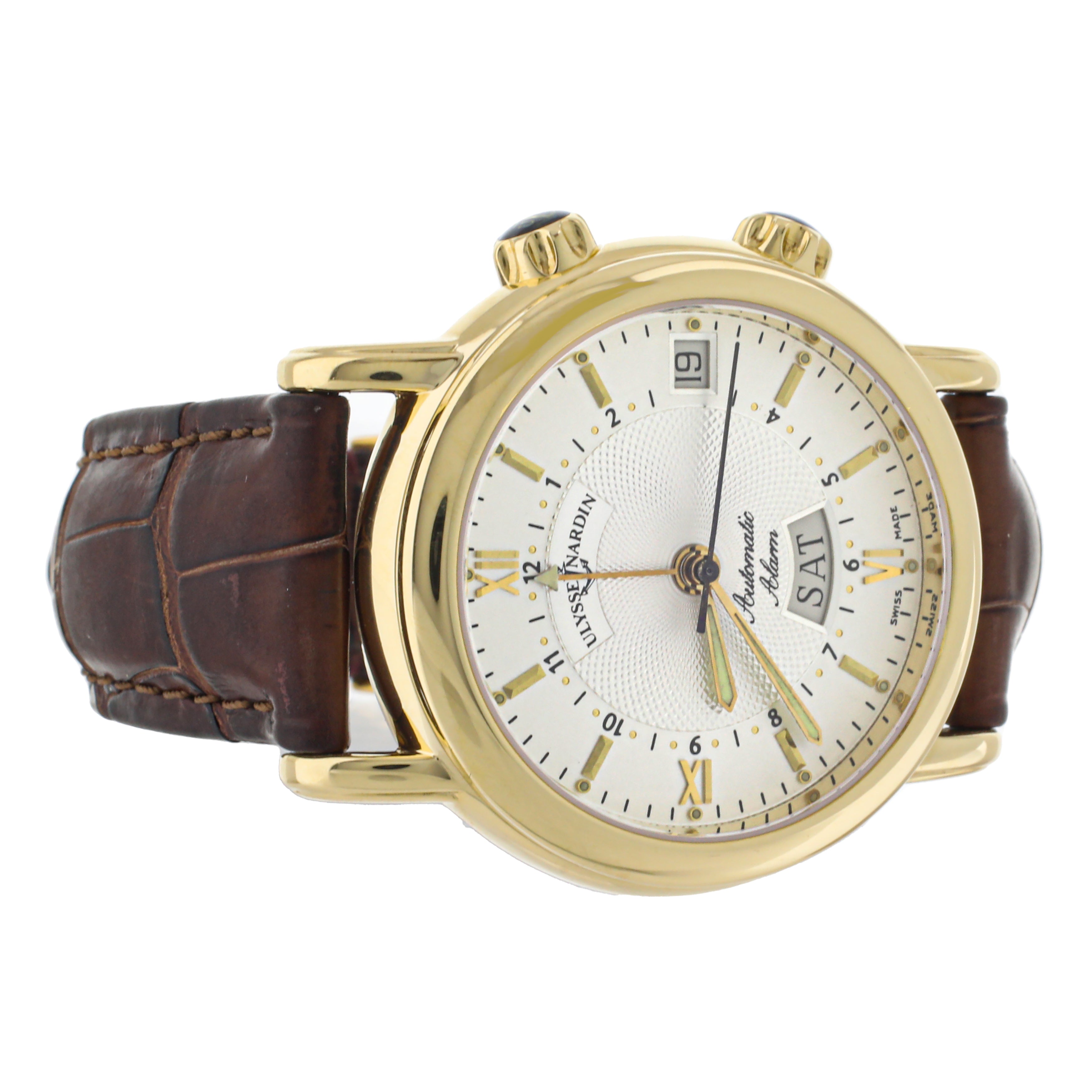 Ulysse Nardin San Marco Alarm Yellow Gold 39MM 601 77 Full Set