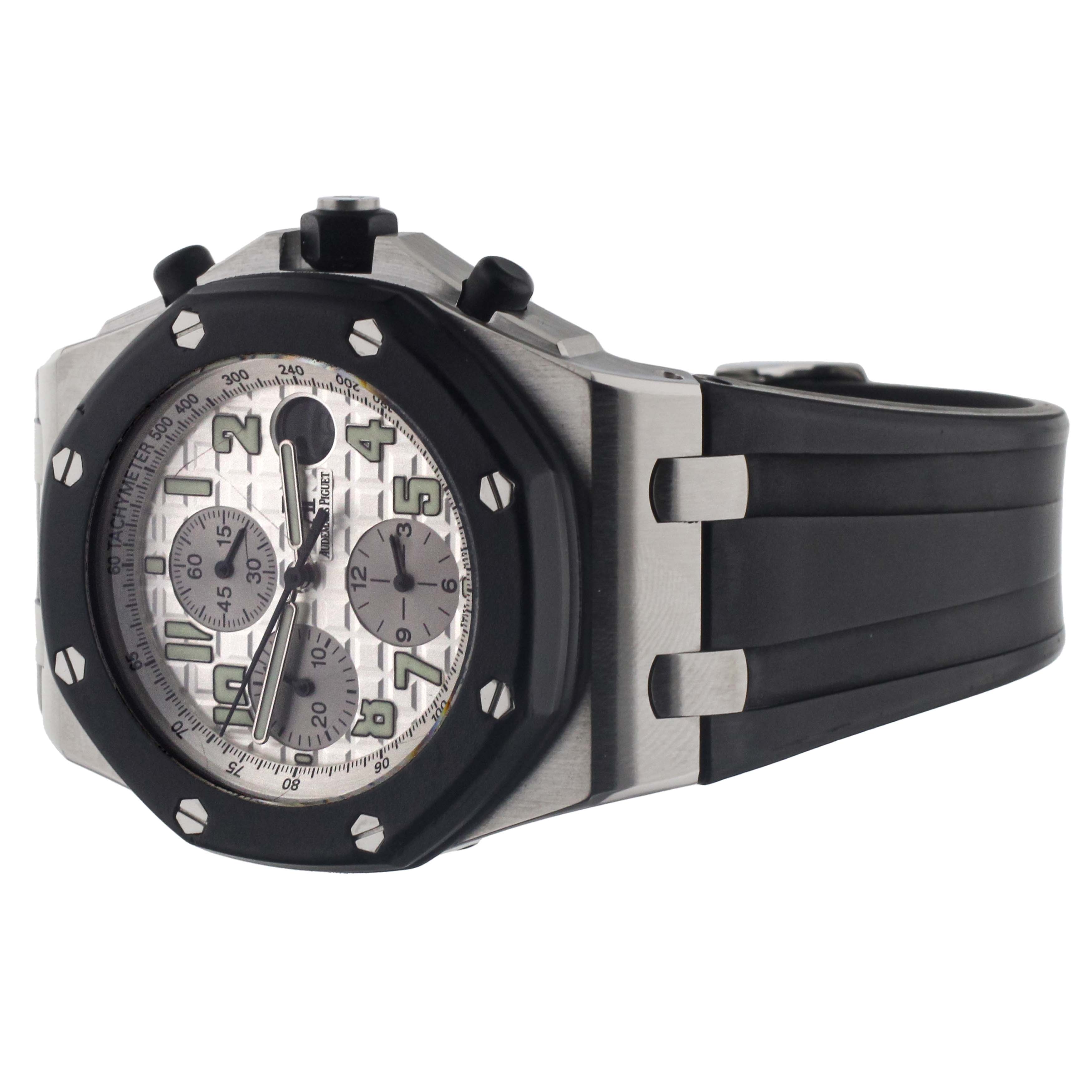 Audemars Piguet Offshore Rubberclad Stainless Steel Rubber Strap 42mm