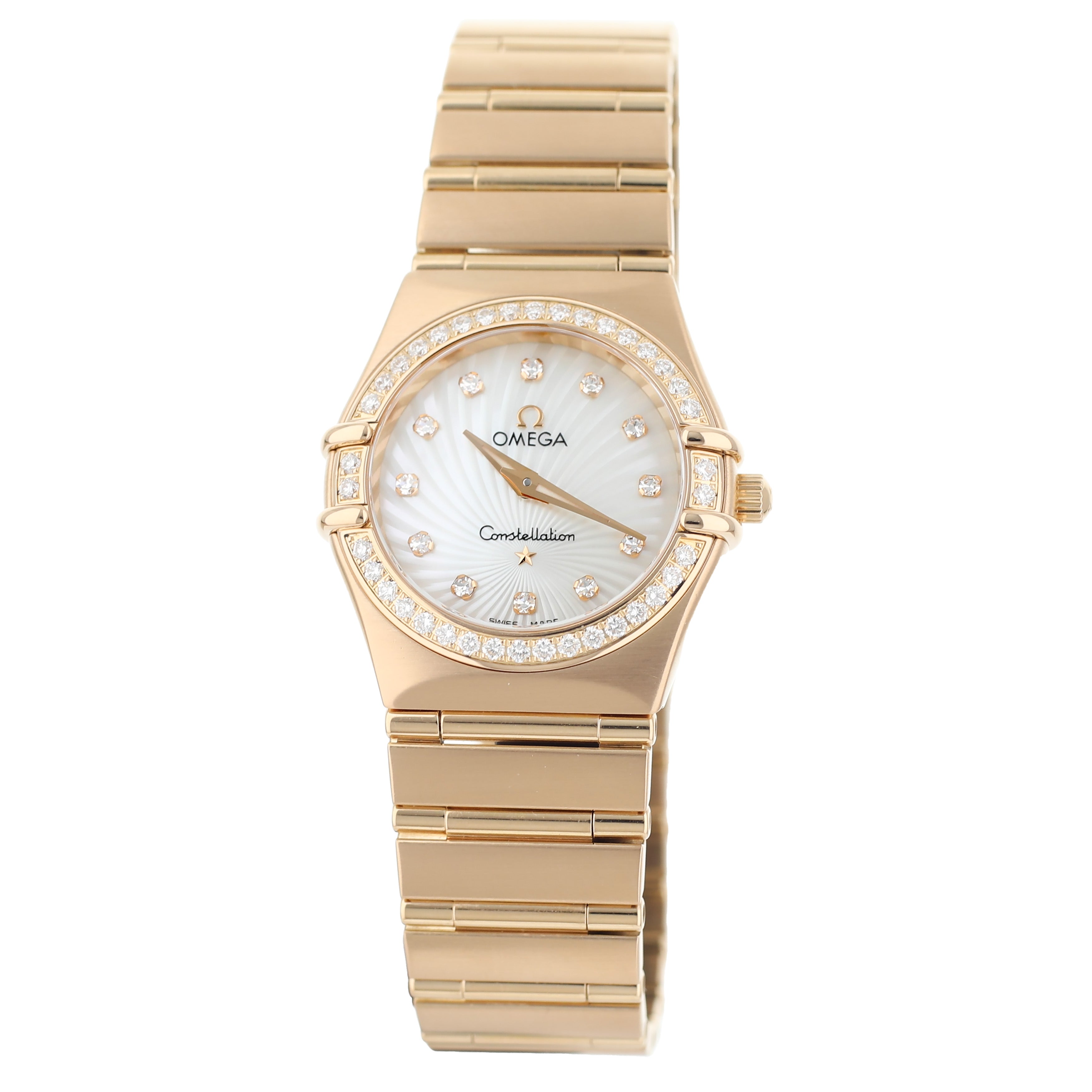 Omega constellation rose gold price best sale