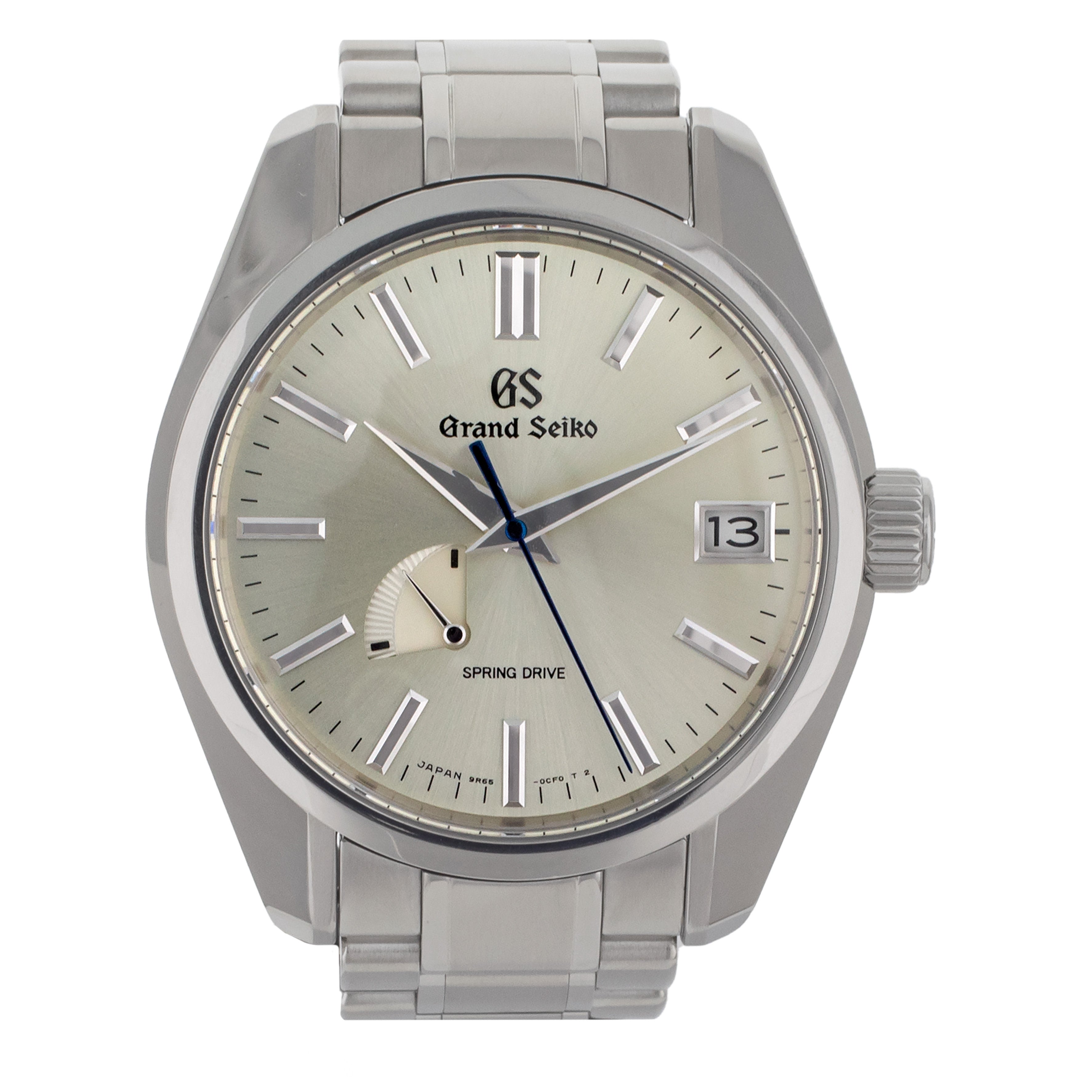 Grand Seiko Heritage Spring Drive Stainless Steel Silver Dial 40mm SBGA373