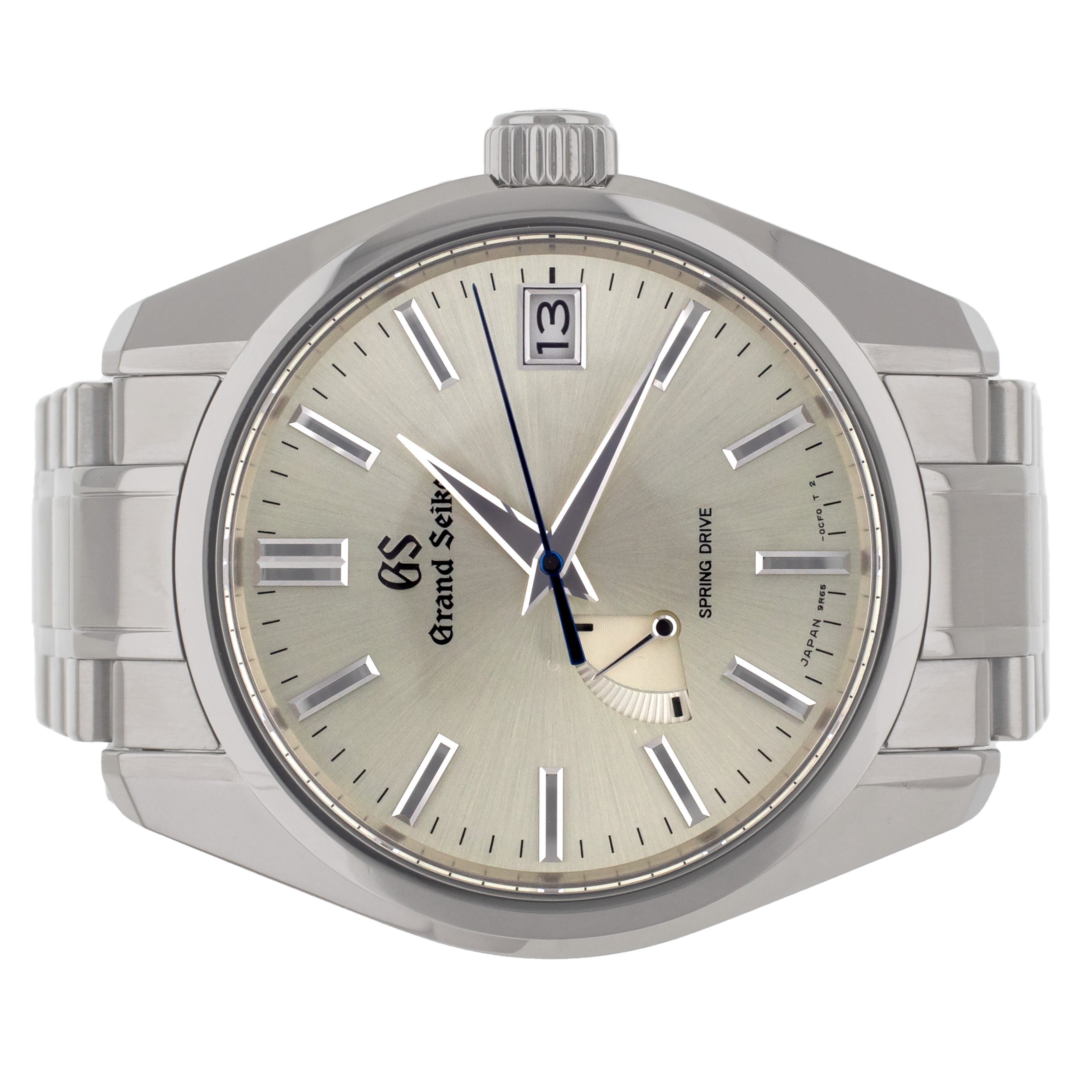 Grand Seiko Heritage Spring Drive Stainless Steel Silver Dial 40mm SBGA373