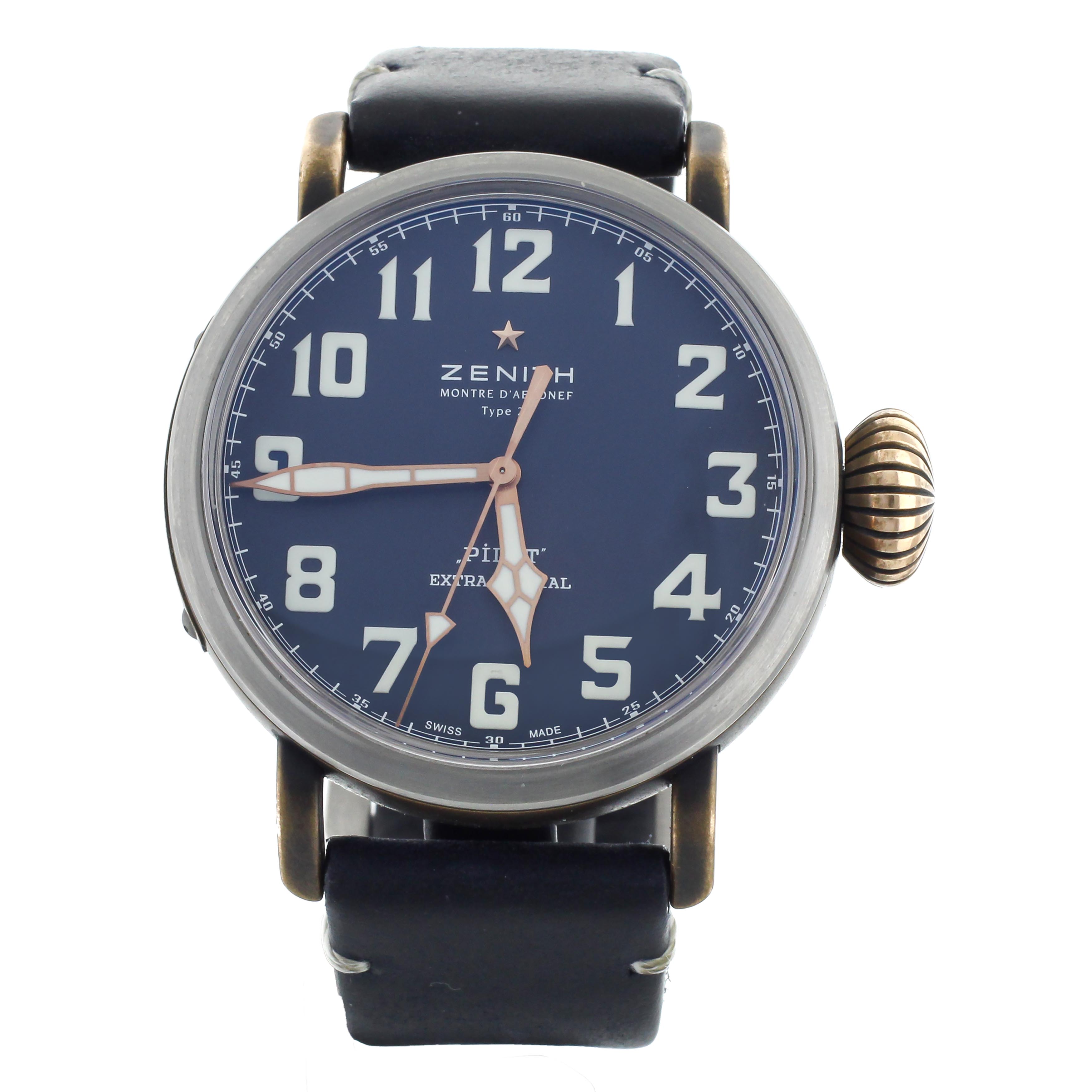 Zenith pilot bronze online 45mm