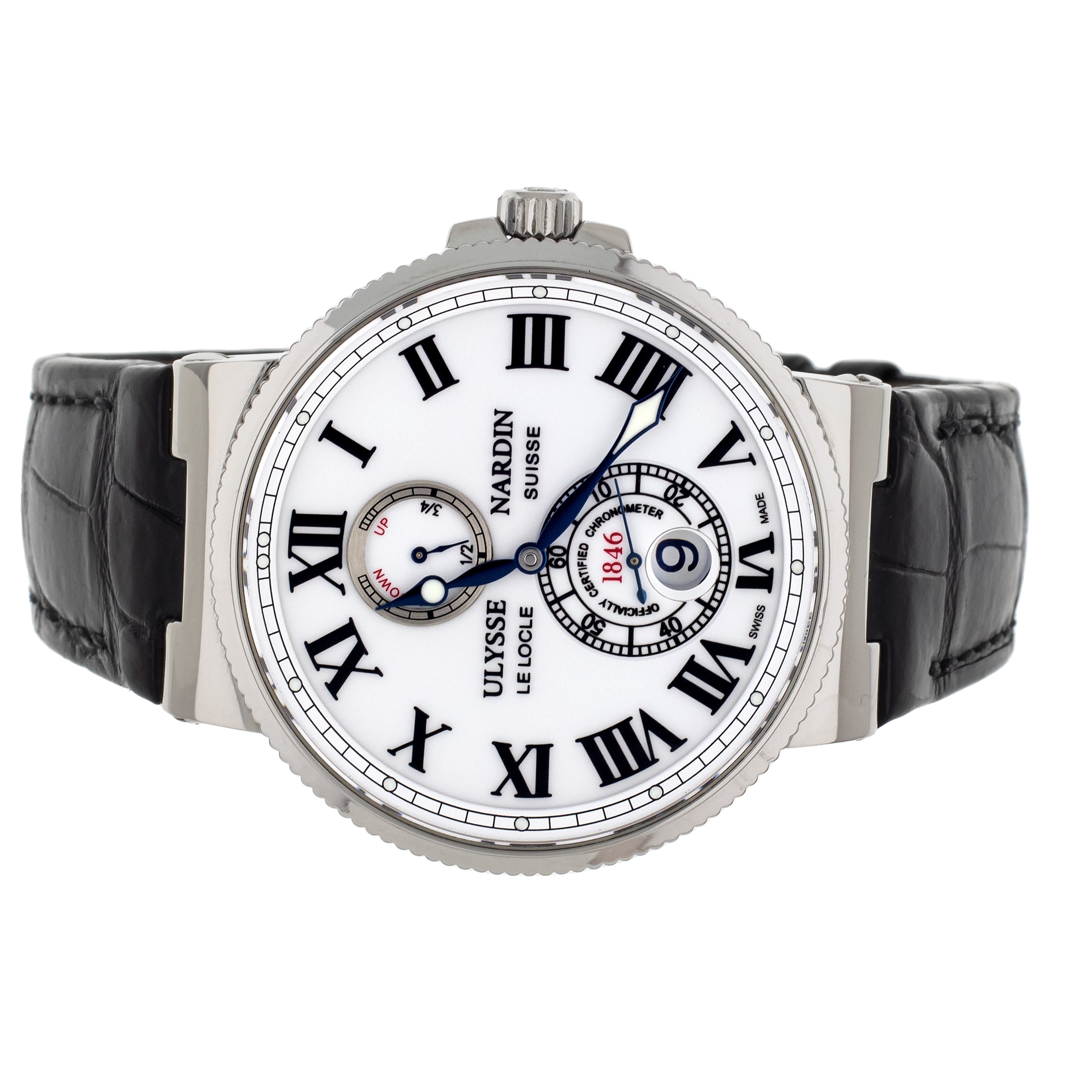 Ulysse Nardin Maxi Marine Chronometer White Dial Automati 43MM 263 67