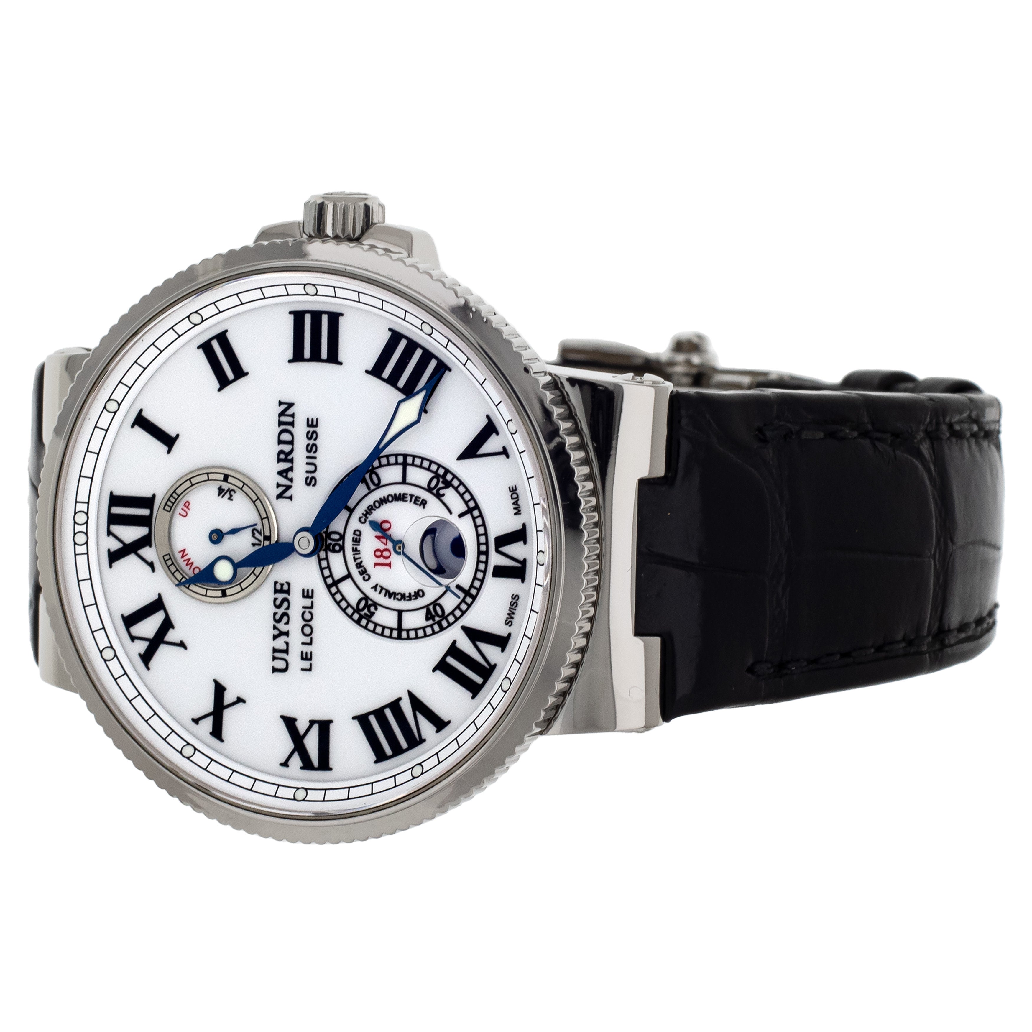 Ulysse Nardin Maxi Marine Chronometer White Dial Automati 43MM 263 67