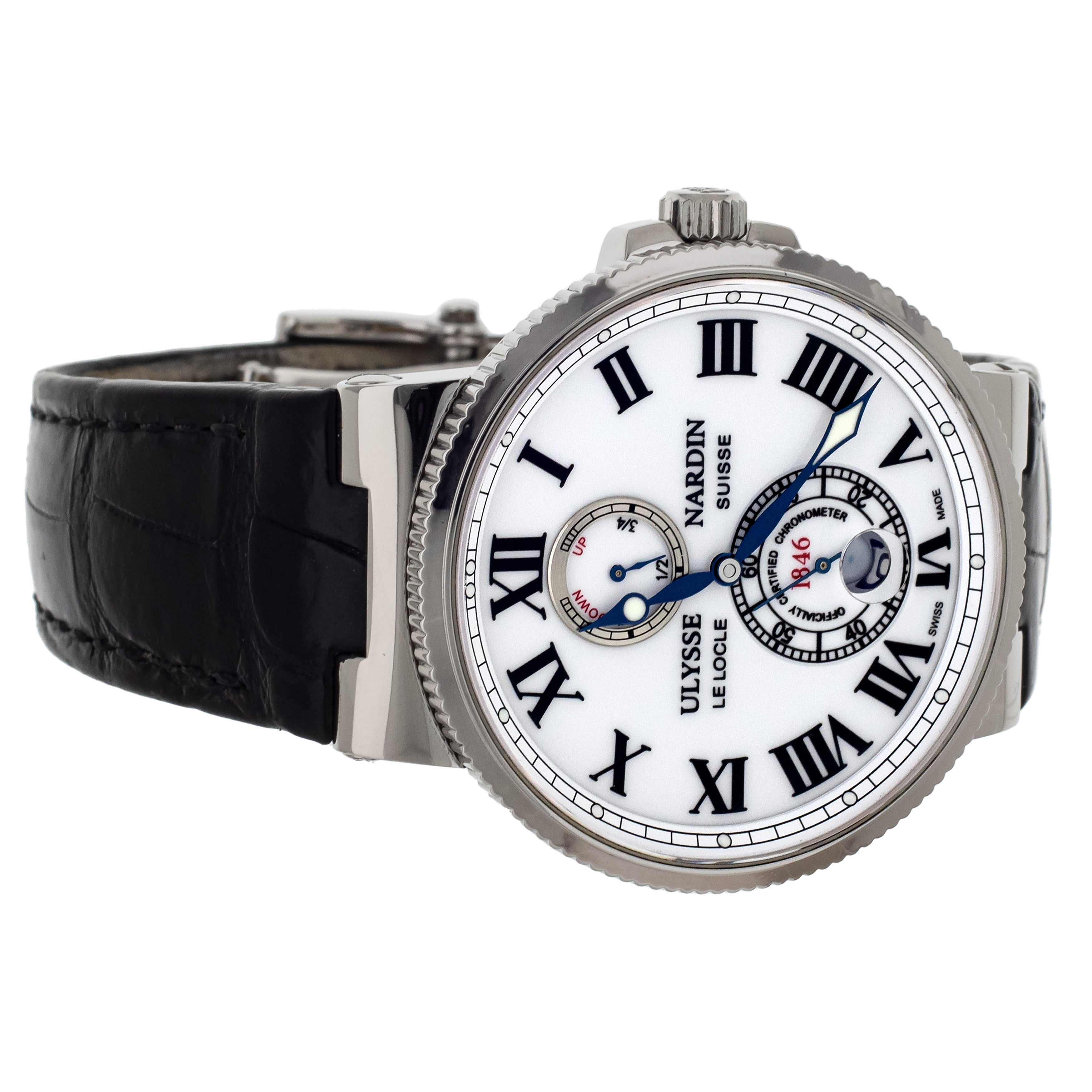 Ulysse Nardin Maxi Marine Chronometer White Dial Automati 43MM 263 67